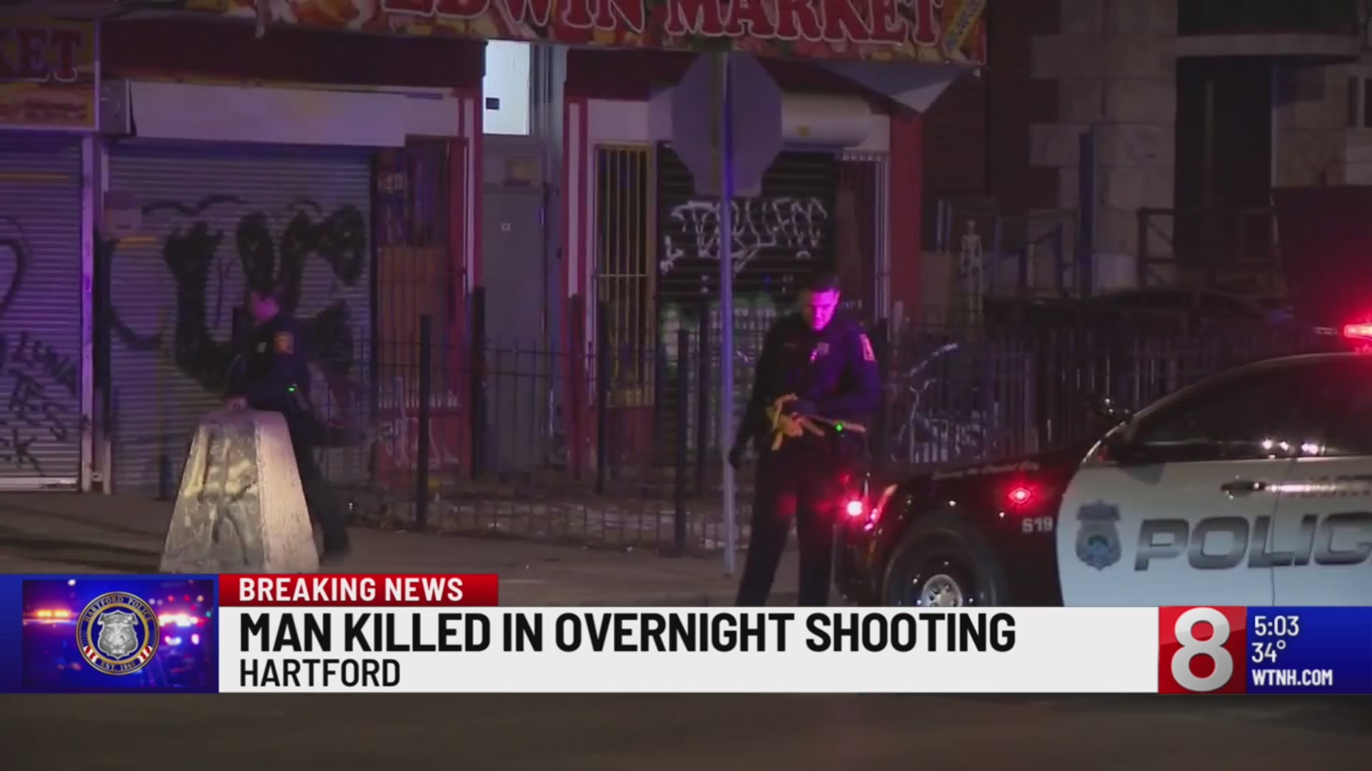 Man killed in overnight Broad Street shooting in Hartford – WTNH.com