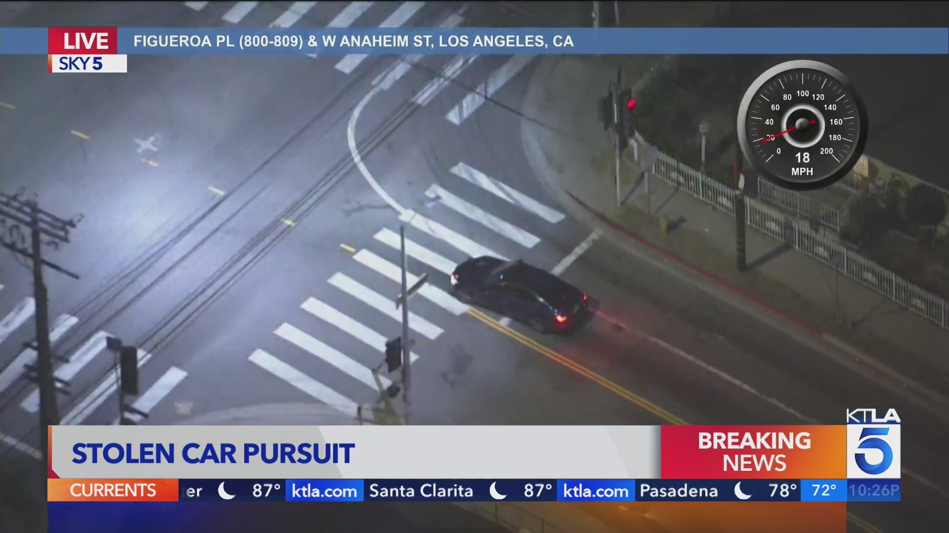 Police chase high-speed suspect in stolen car in L.A – KTLA