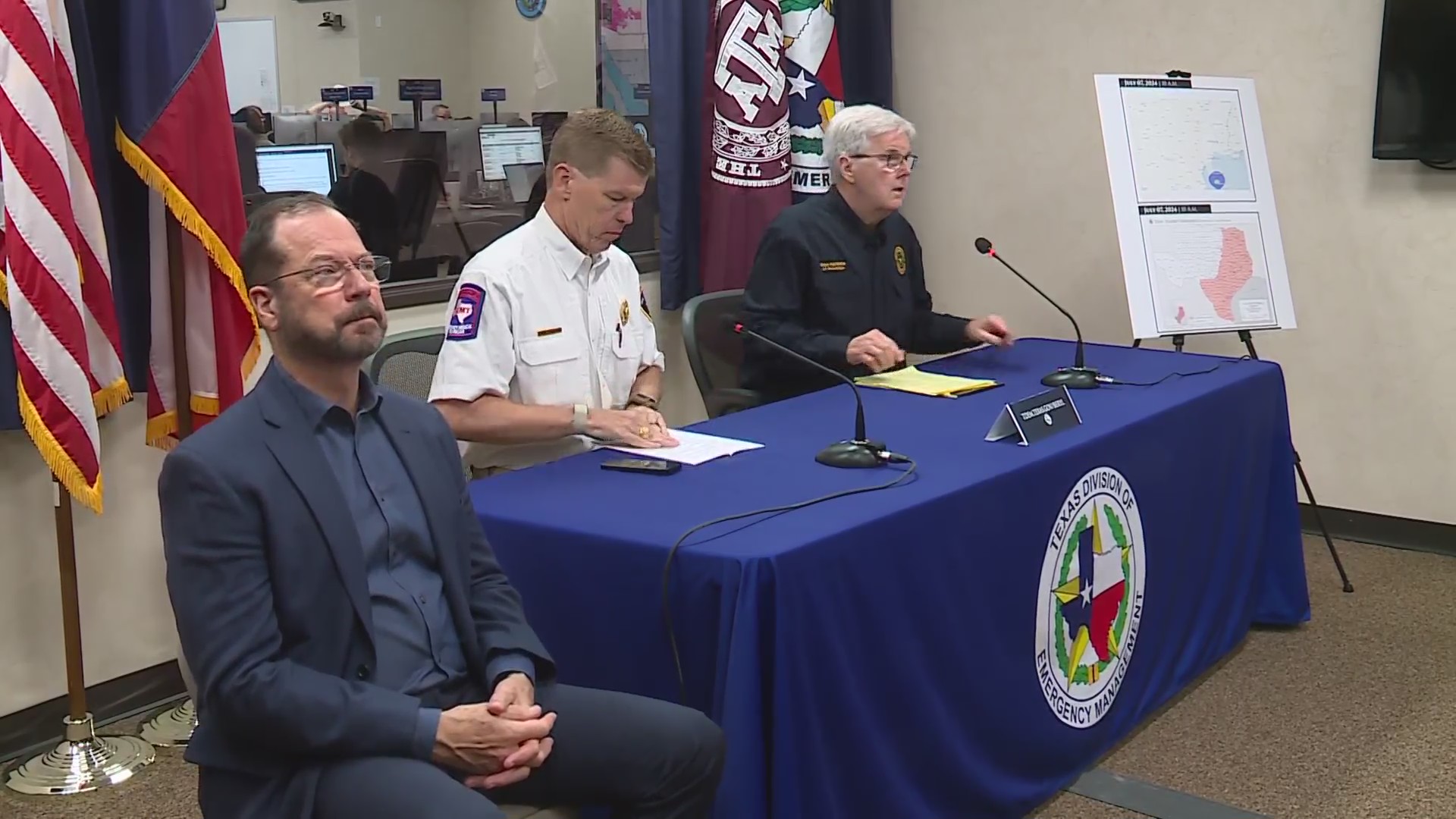 Acting Governor Dan Patrick provides update on Hurricane Beryl ...