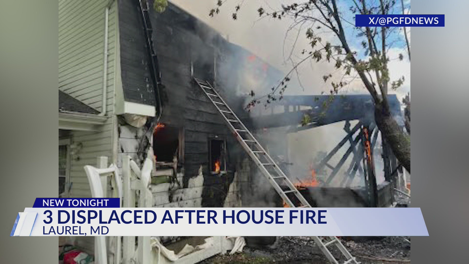 Three people displaced after house fire in Prince George’s County – DC ...