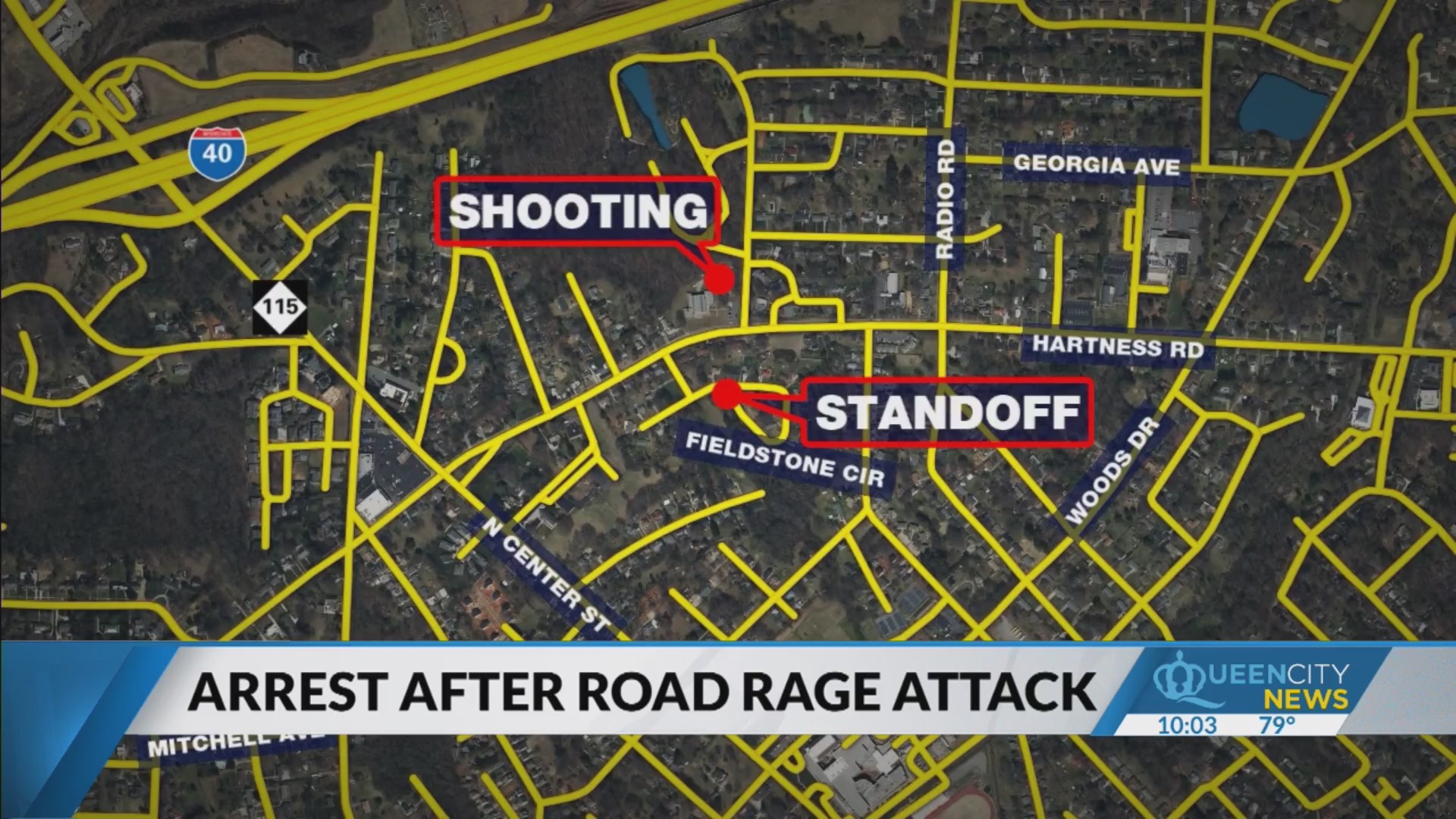 Man arrested after road rage led to standoff with police – WSPA 7NEWS