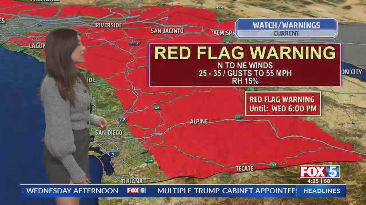 Cooling trend into the weekend for San Diego County – FOX 5 San Diego ...