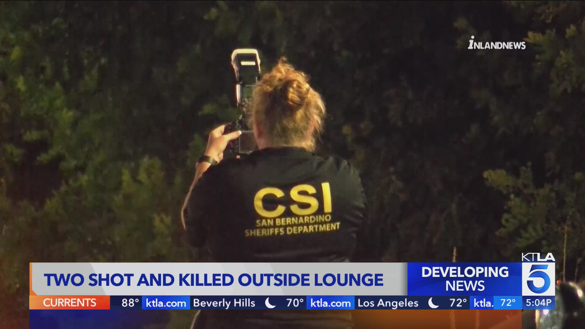 Two shot and killed outside bar and lounge San Bernardino County – KTLA