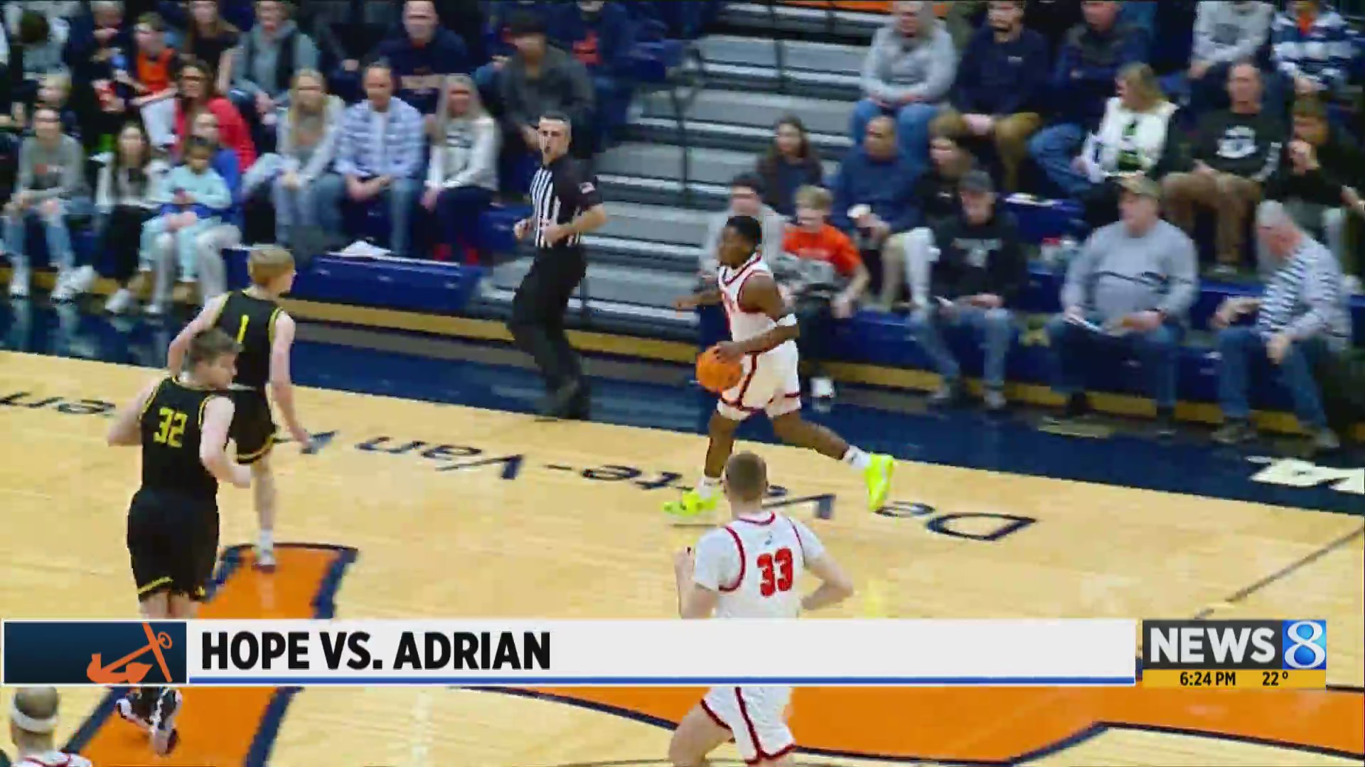 Hope vs. Adrian Jan. 18, 2025 WGNTV