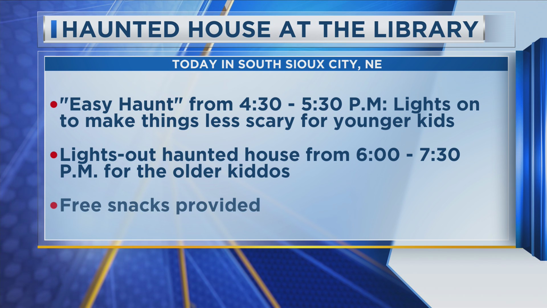 Haunted House At The Library SiouxlandProud Sioux City, IA News