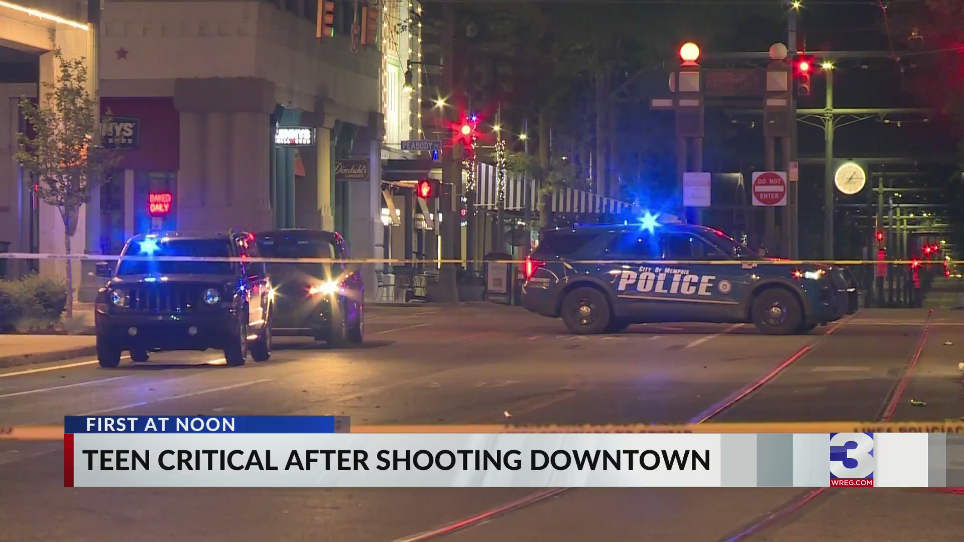 Teenager critical after Beale Street shooting – WREG.com