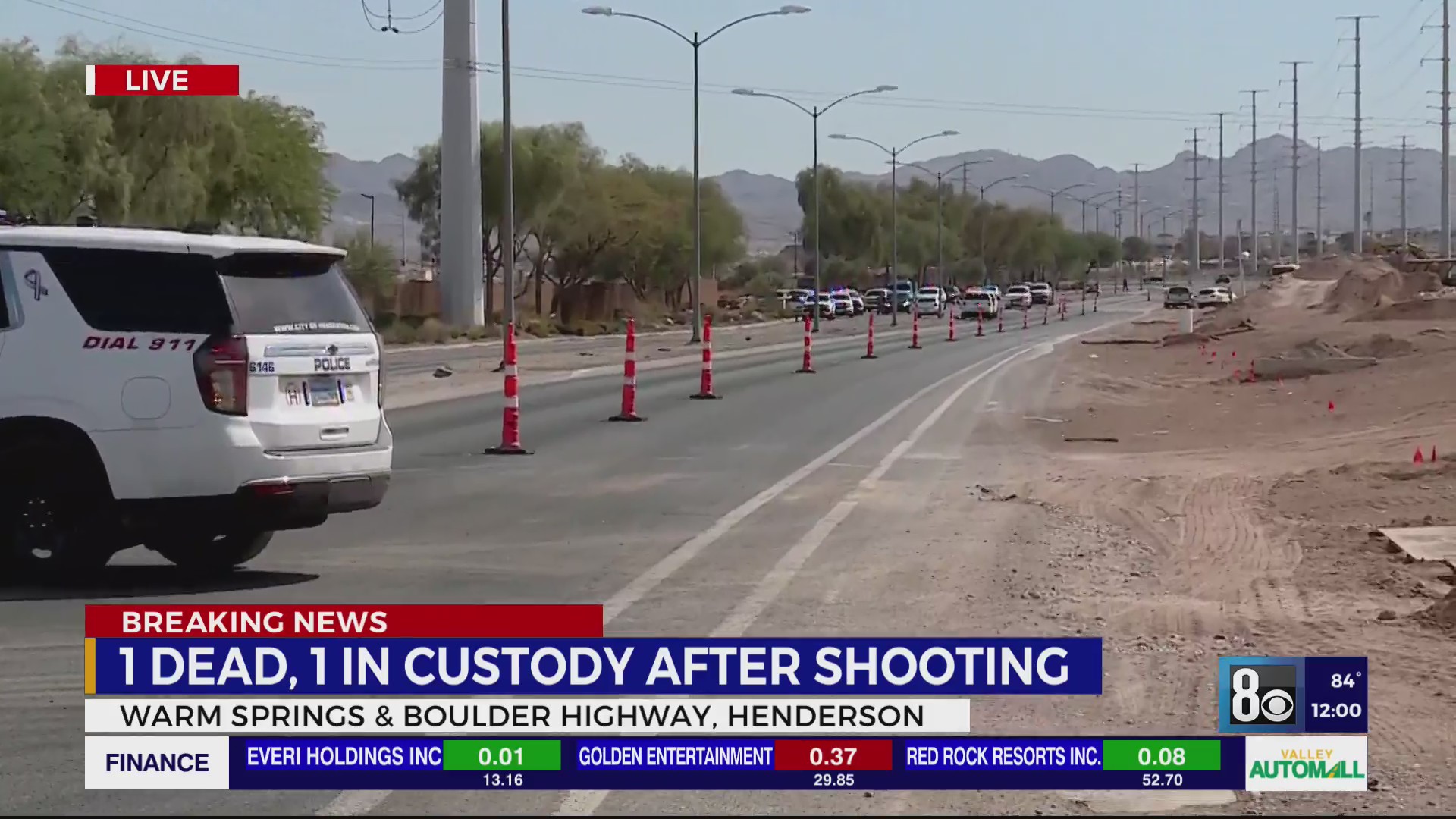 Man dead, suspect detained after southeast Las Vegas valley shooting – KLAS