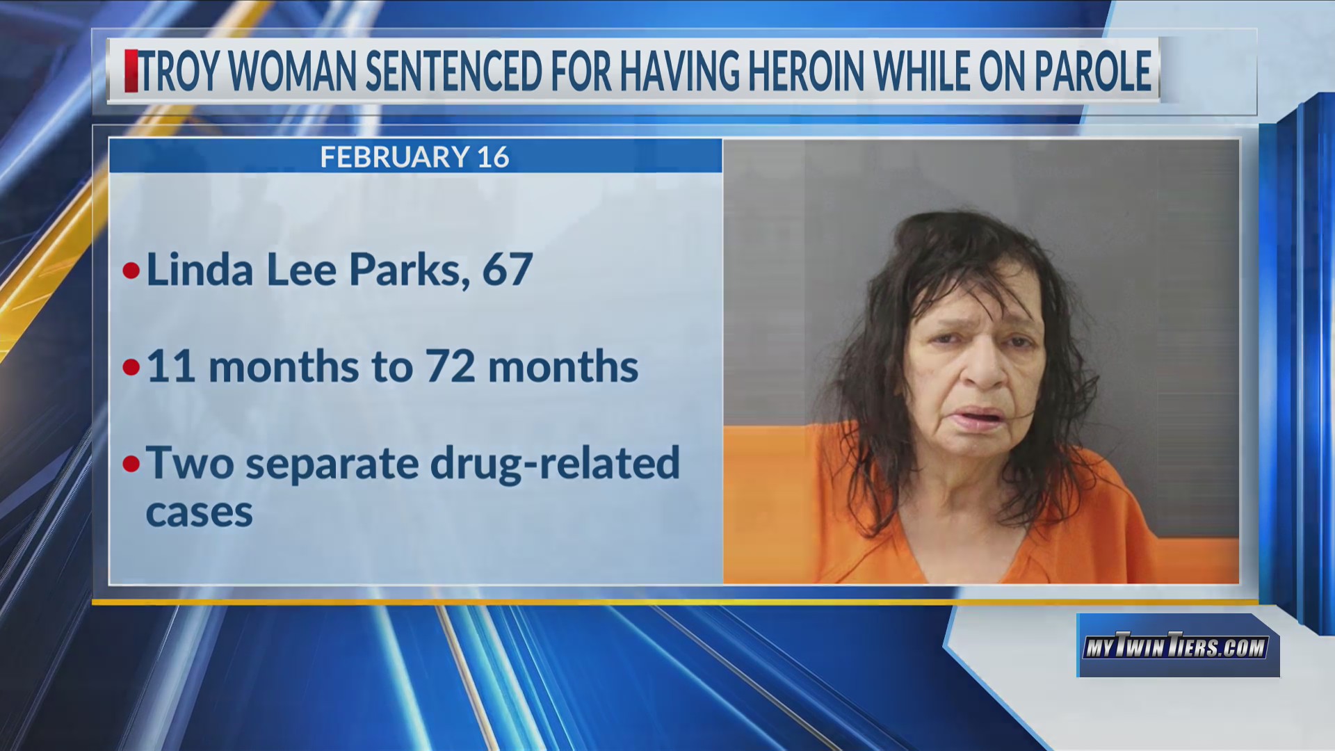 Troy woman sentenced for having heroin while on parole – WETM ...