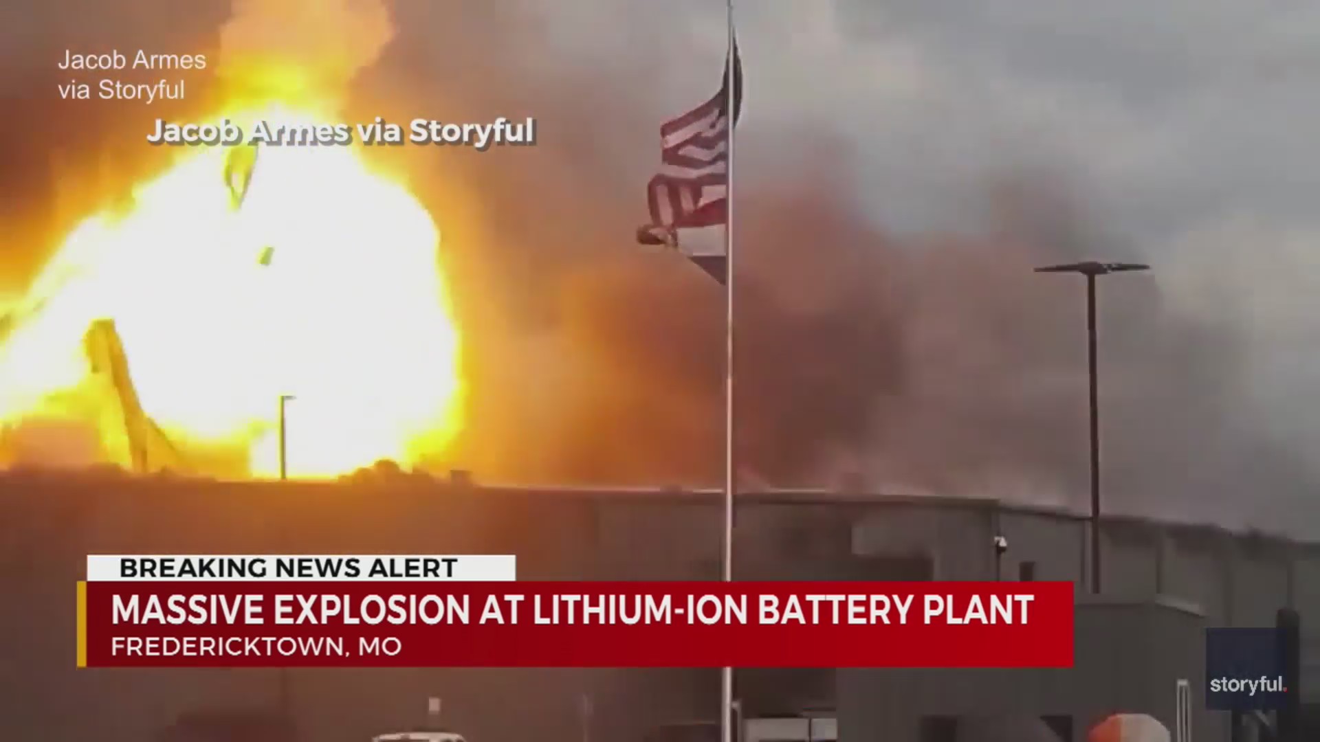 Massive explosion at battery plant – WKRN News 2