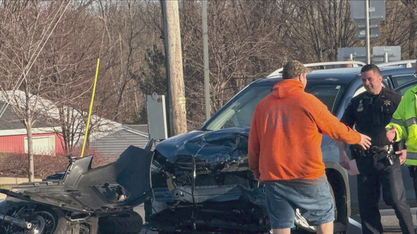 Crash involving motorcycle shuts down W. Ridge Road in Parma ...