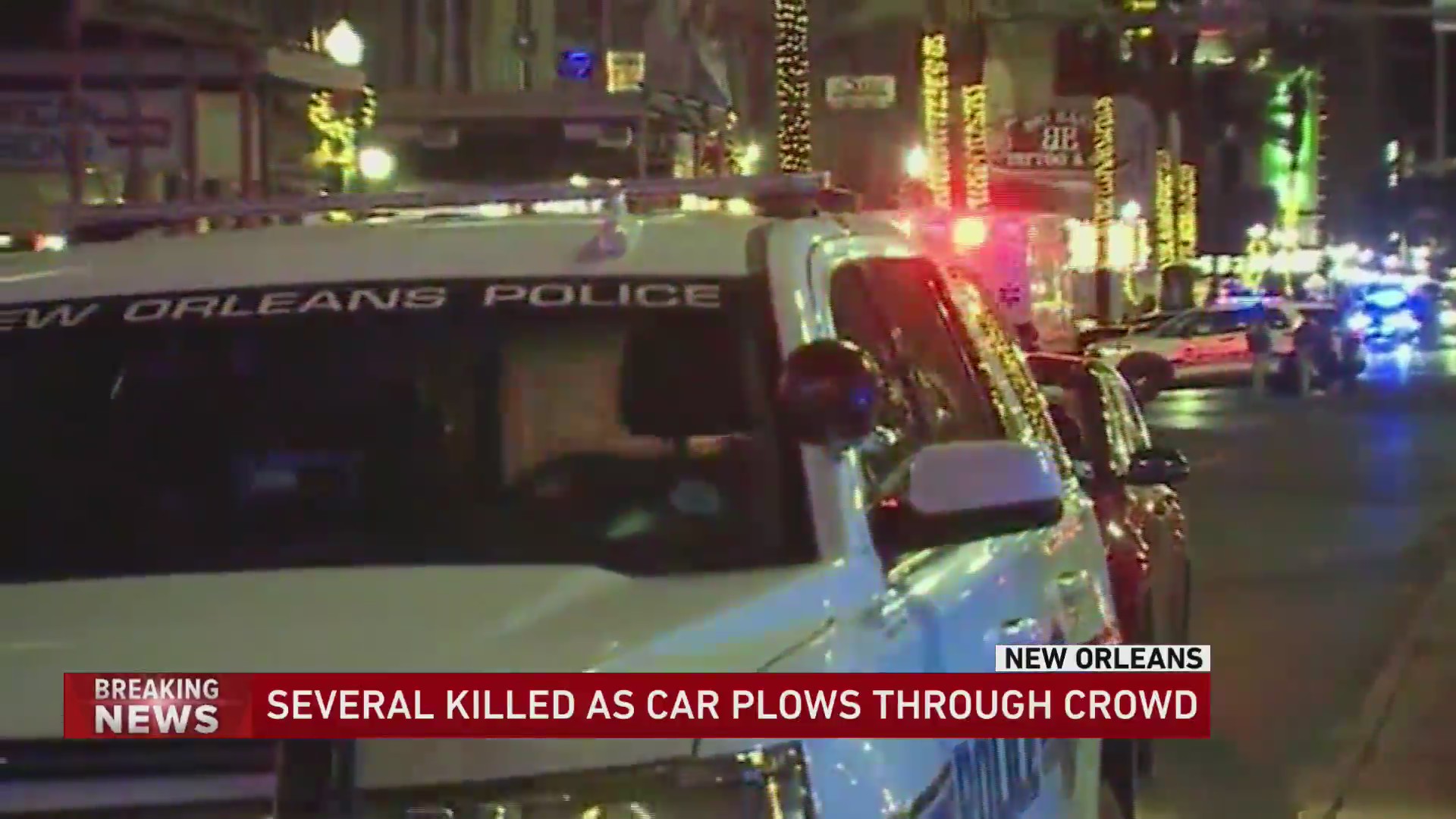 10 killed, 30 injured after car plows into crowd on Bourbon Street in ...