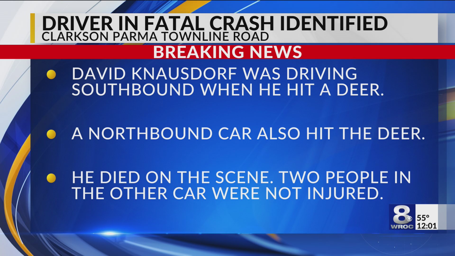 Driver of car killed in Parma crash identified – RochesterFirst