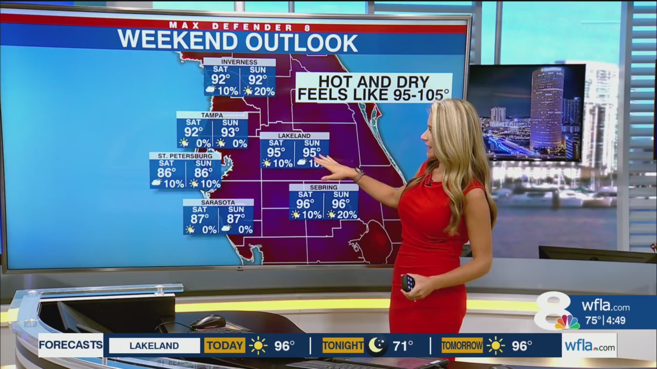 Sunny, hot and dry this weekend in Tampa – WFLA