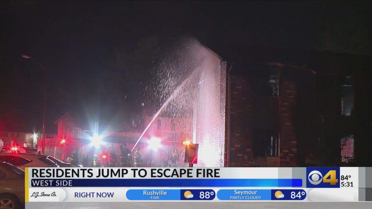 West side apartment fire causes displacement of 10+ residents, 4 ...