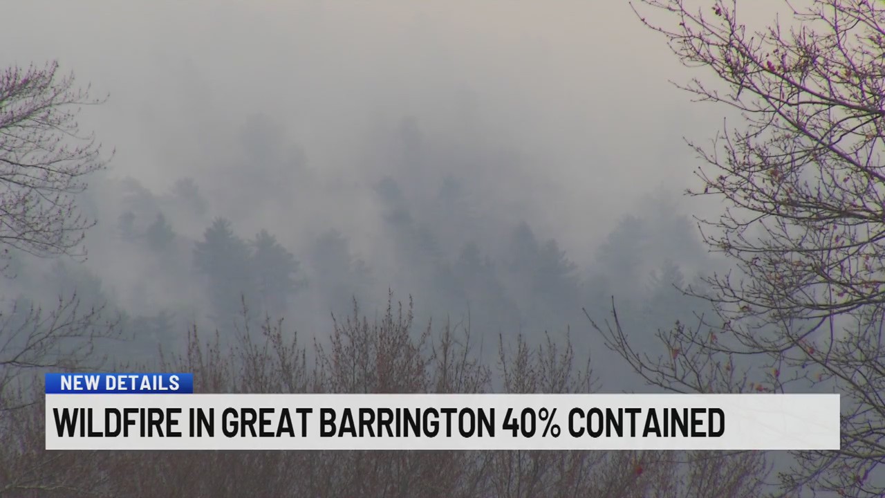 Great Barrington brush fire 40% contained – NEWS10 ABC