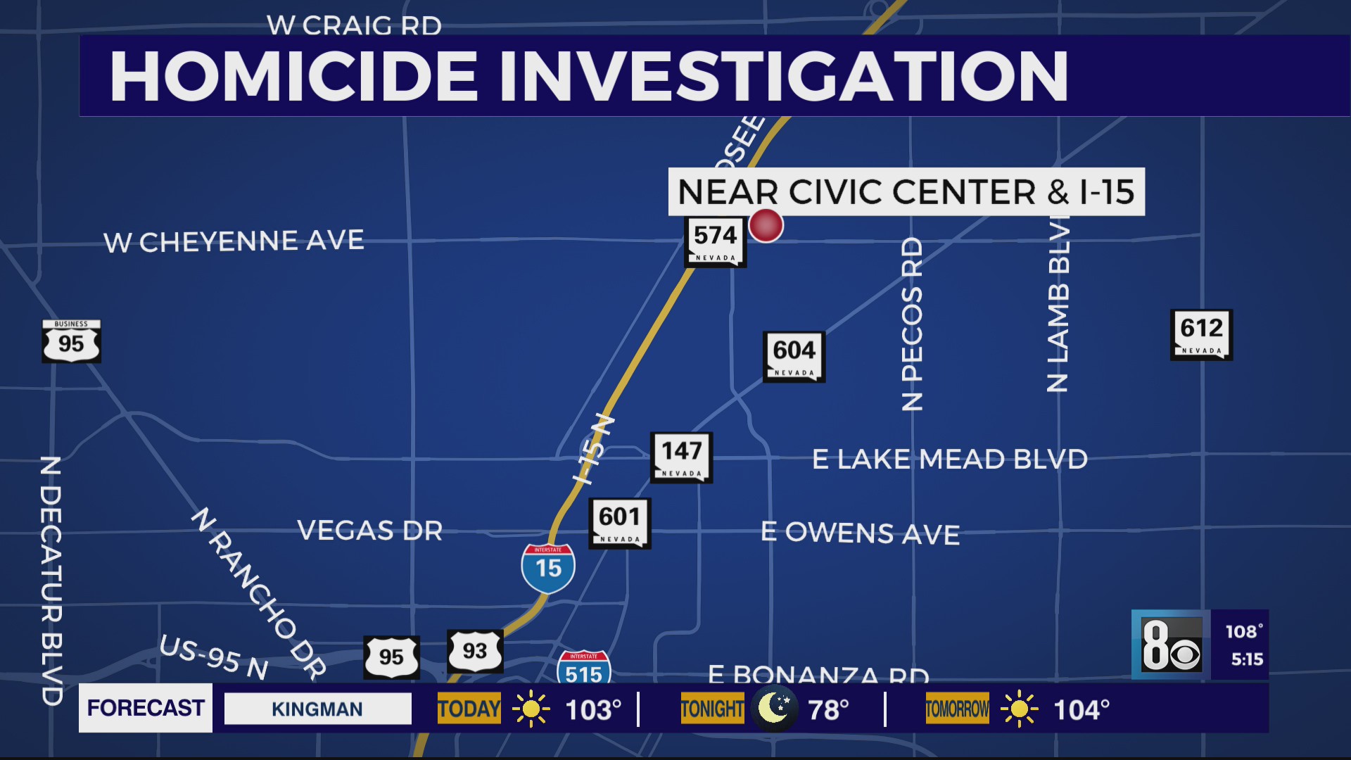 Man found dead in burning car in North Las Vegas – KLAS