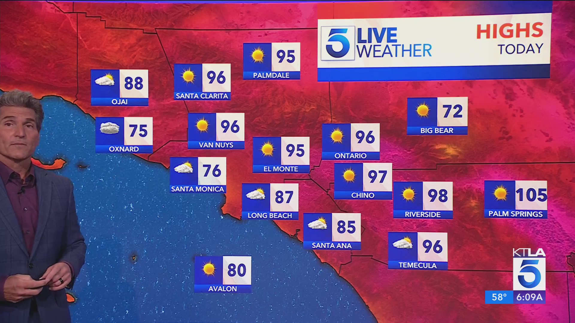 Weekend mini-heat wave in store for Southern California – KTLA