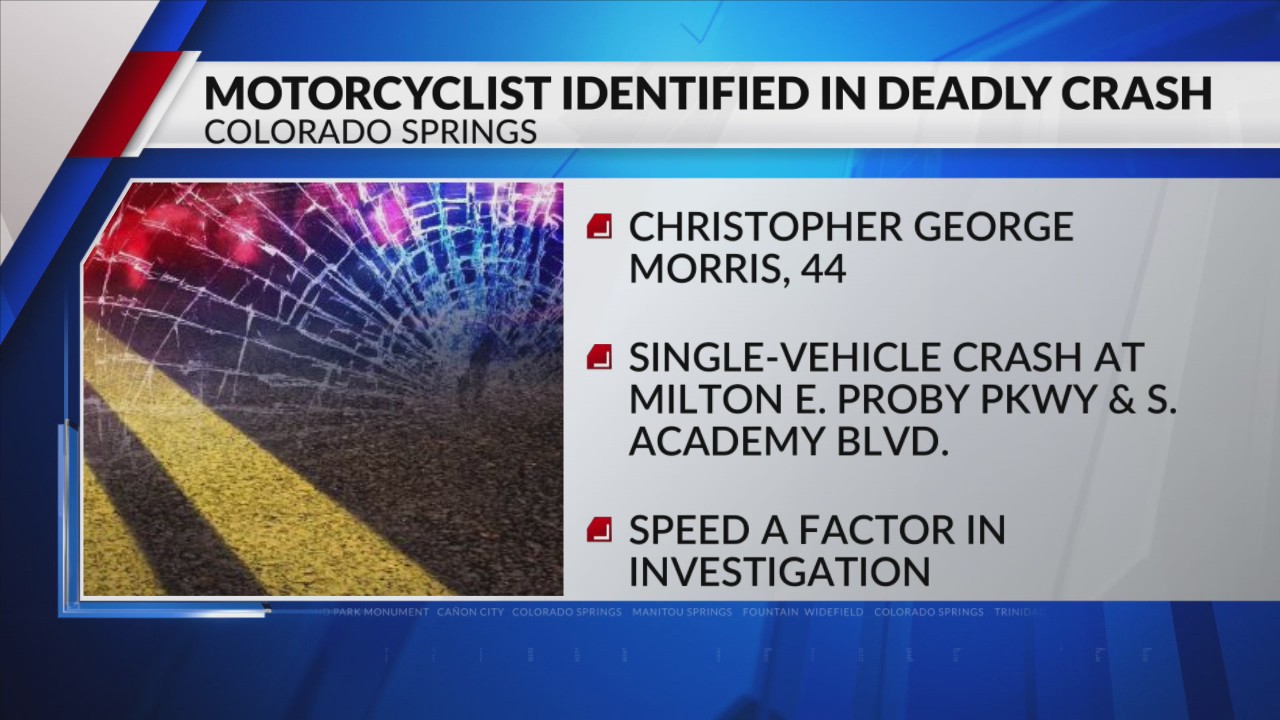 Motorcyclist in deadly single-vehicle crash identified – FOX21 News ...
