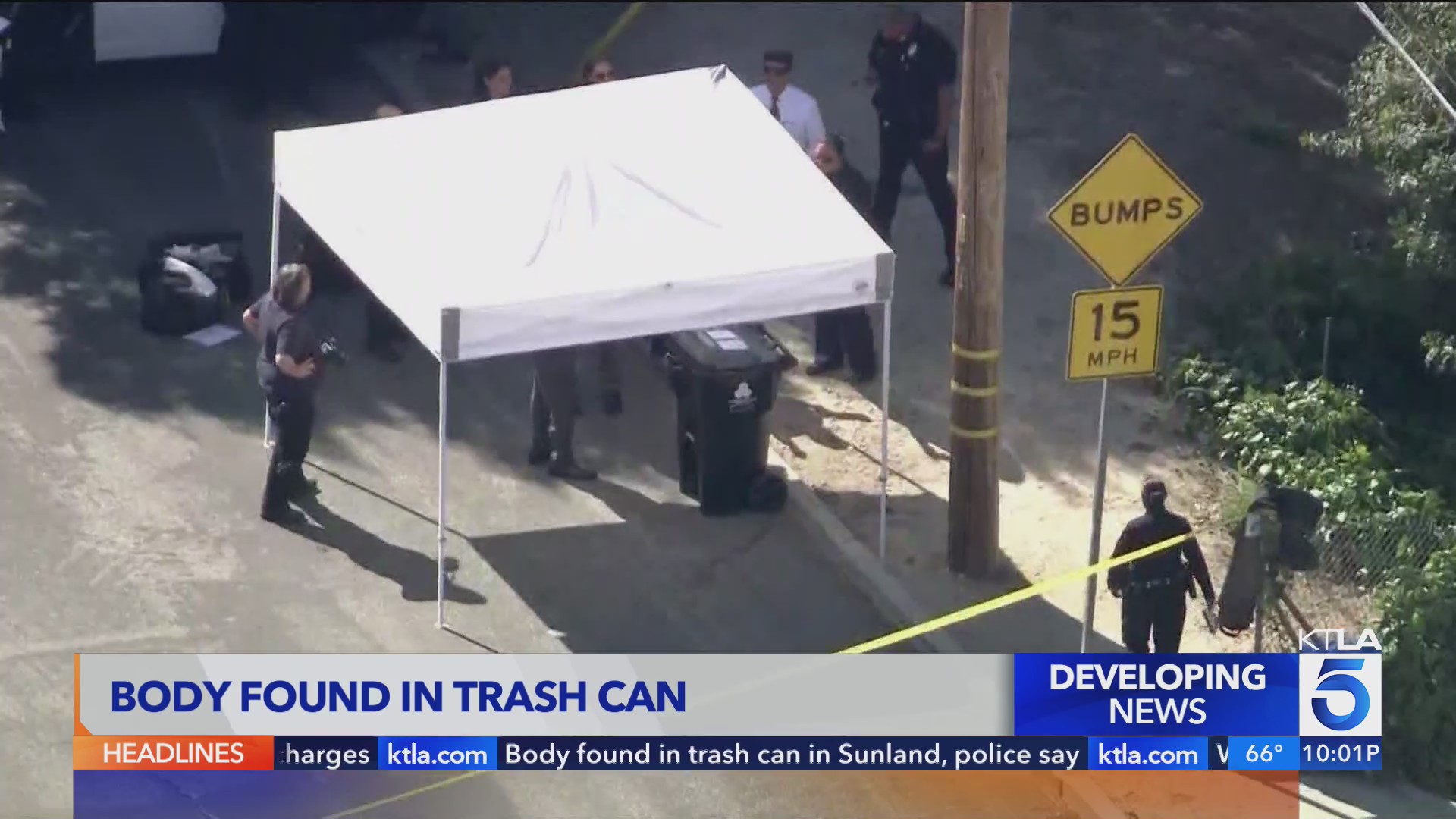 Woman’s body found in trash can in Los Angeles County – KTLA