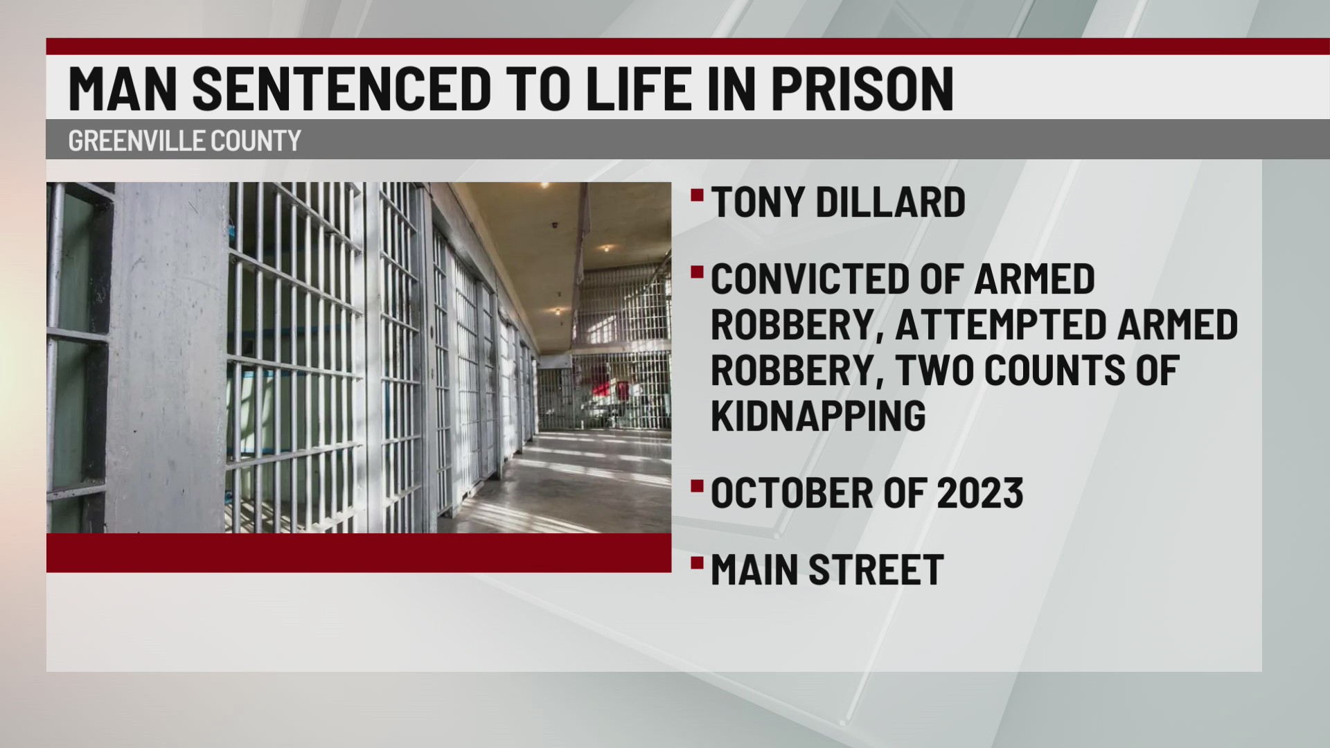 Greenville man sentenced to life in prison in armed robbery, kidnapping ...
