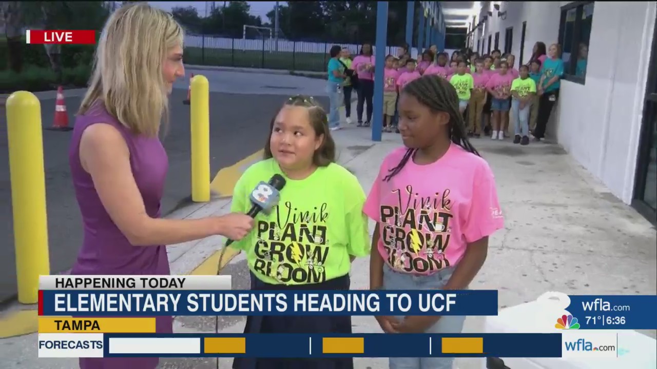 Tampa elementary school students head to UCF for their first ever