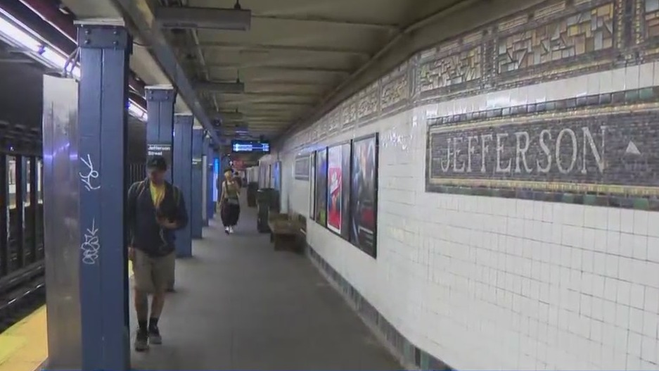 Man arrested after woman pushed onto subway tracks in Brooklyn: police ...