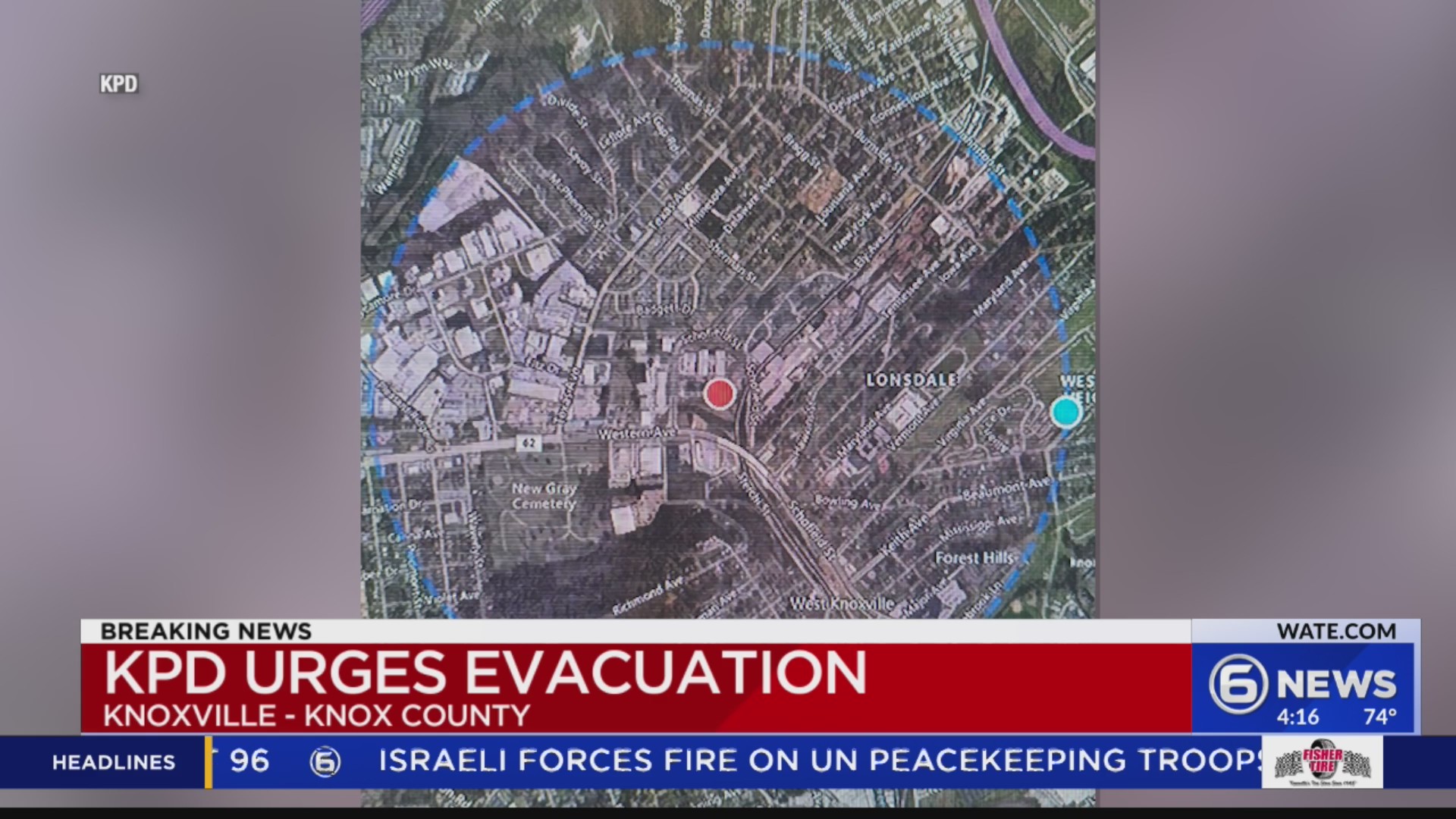 KPD urges evacuation after ‘possible explosives’ found near Western Ave