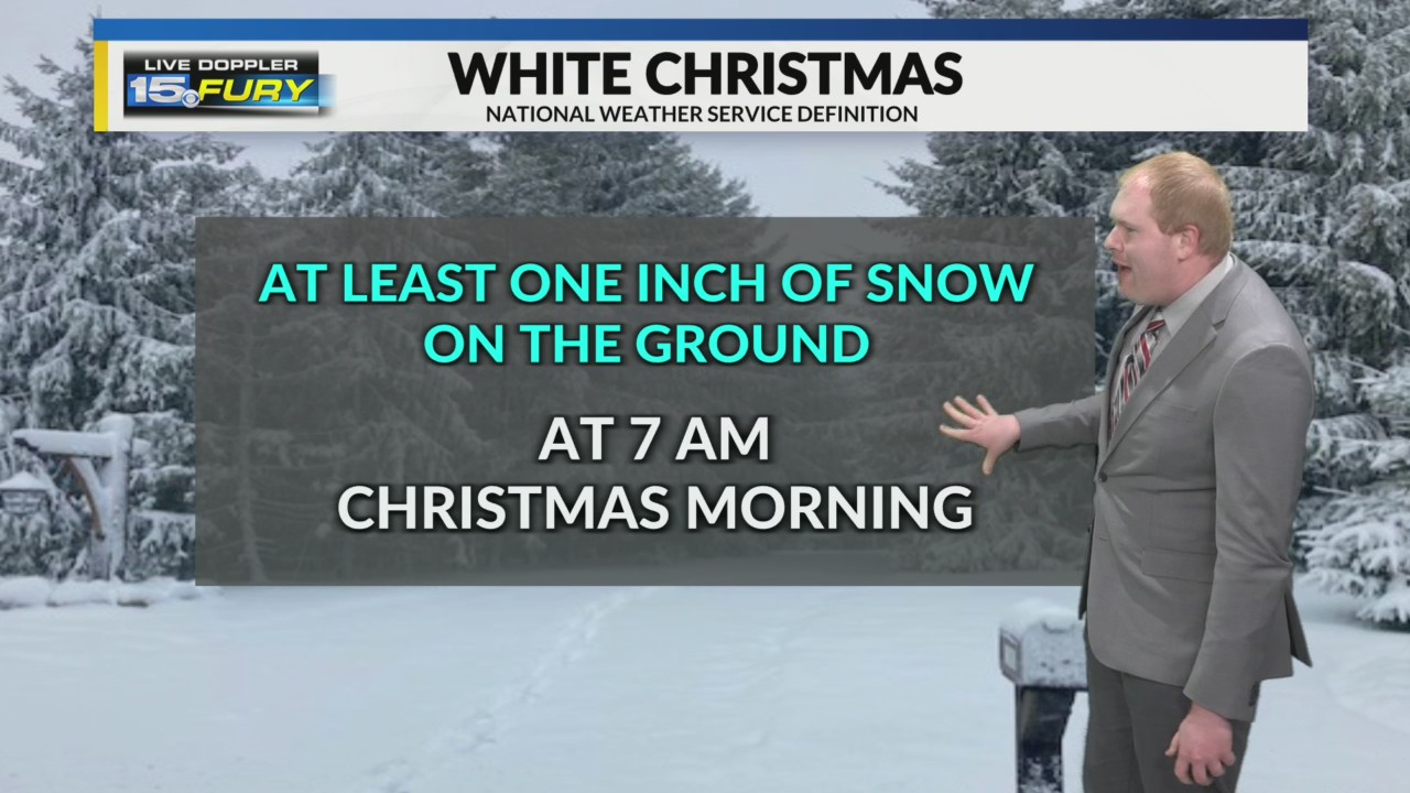 Tracking 2024’s White Christmas odds WANE 15