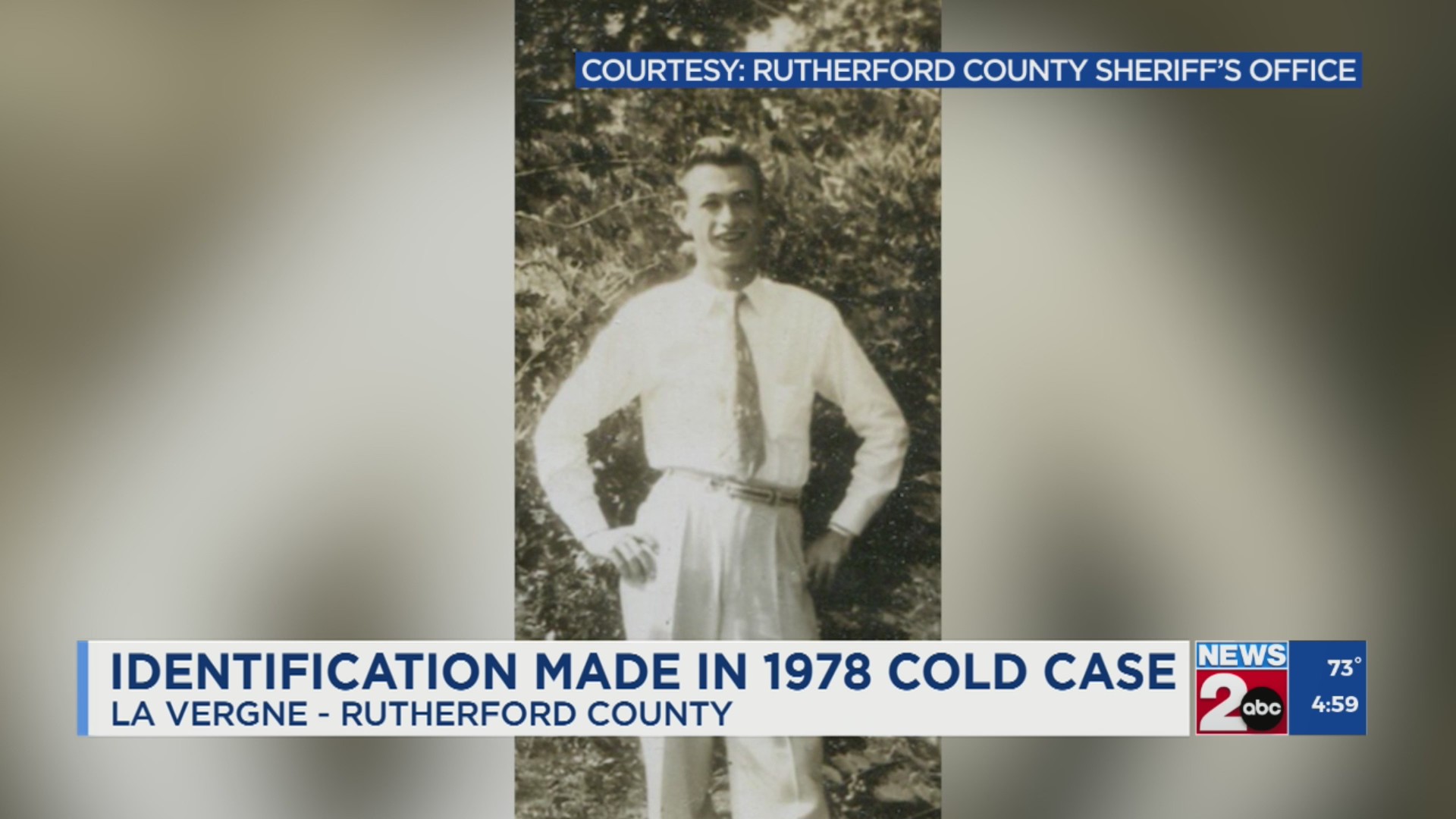 Edward Splatt Identification made in 1978 cold case – WKRN News 2