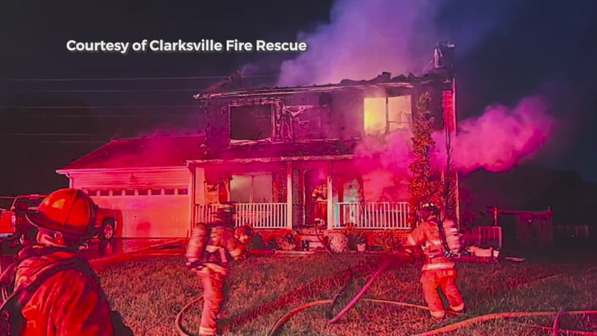 Home damaged in Clarksville fire – WKRN News 2