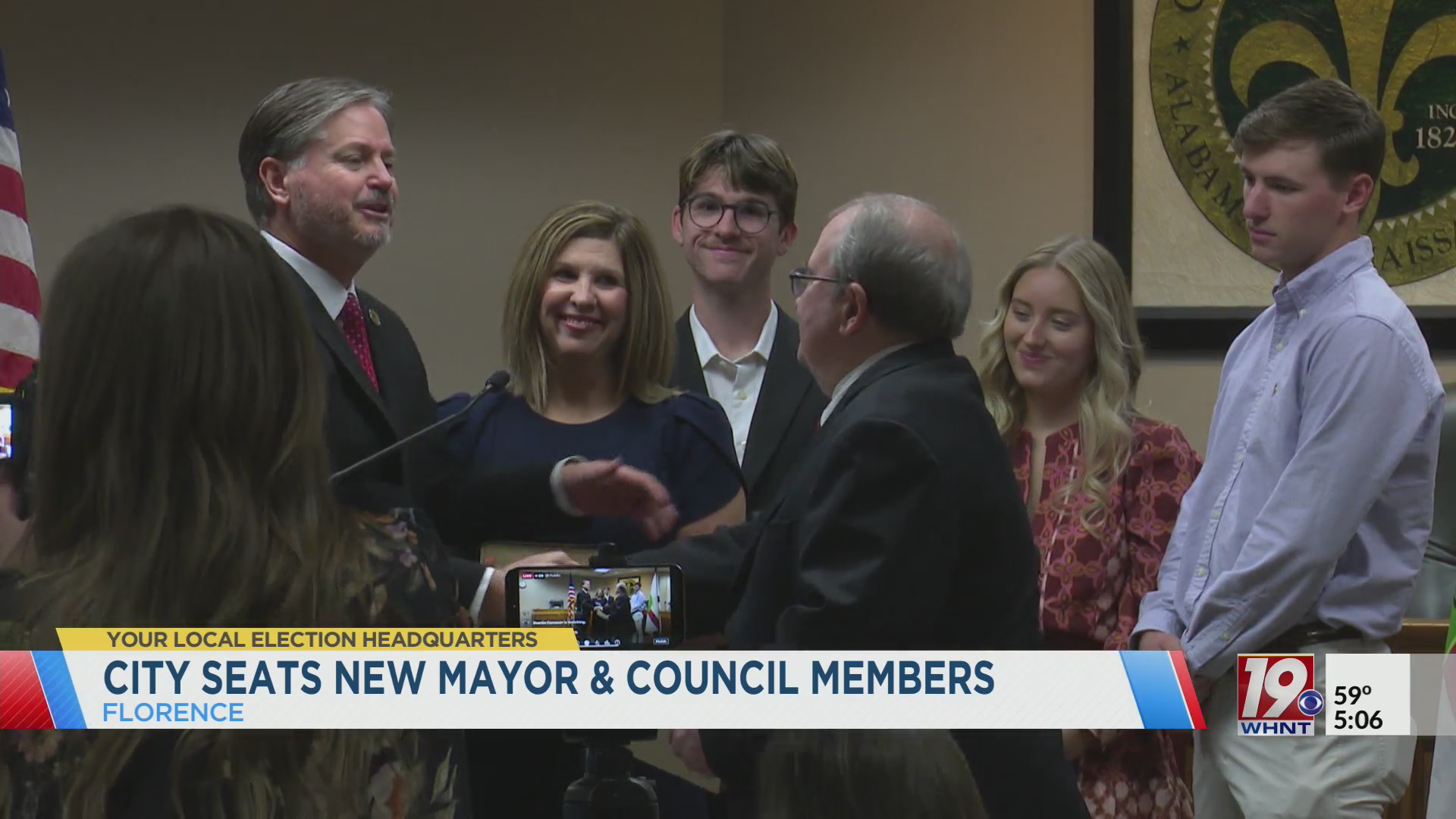 City Seats New Mayor & Council Members | November 3, 2025 | News 19 at ...