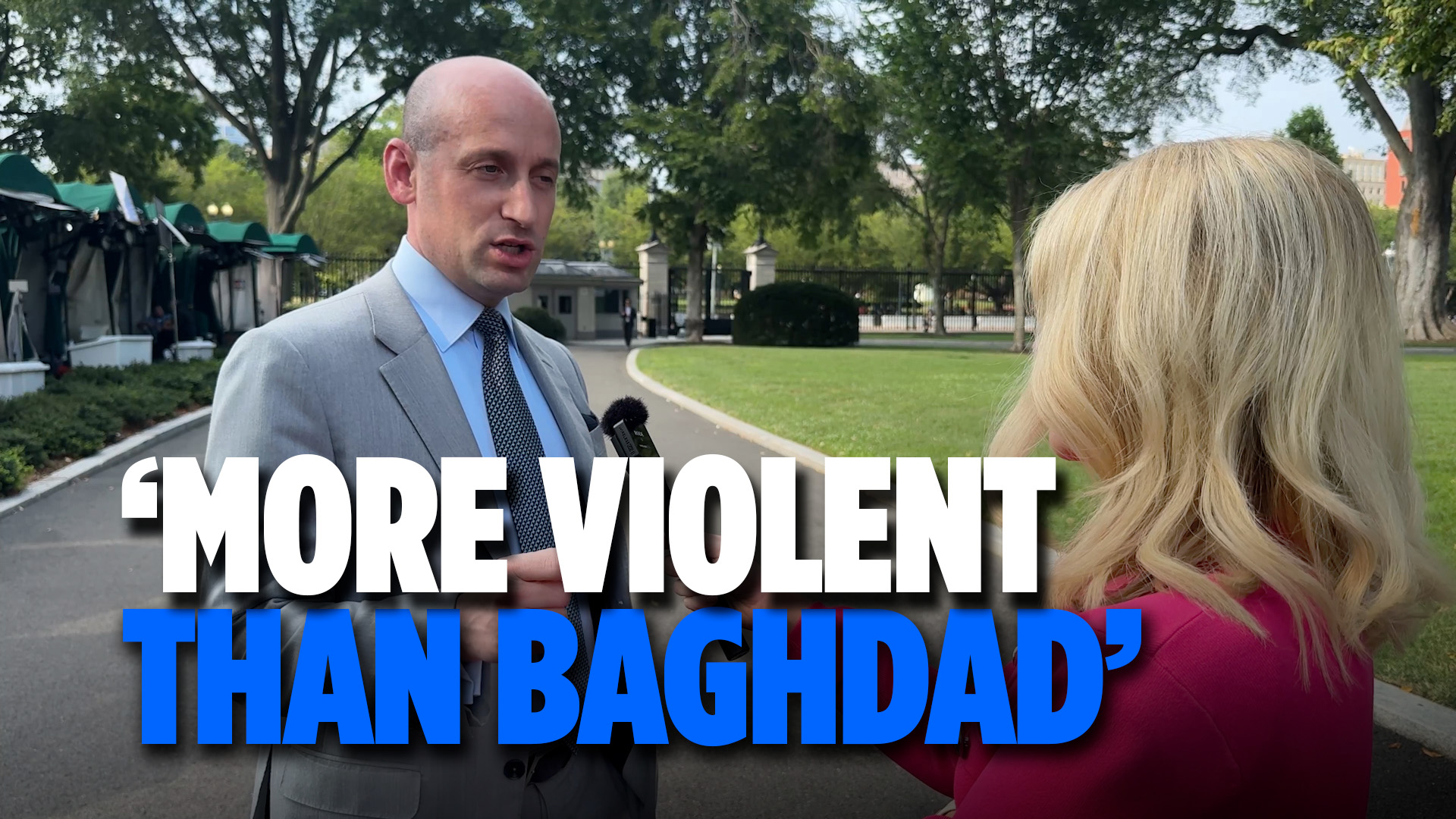 Trump Aide Claims Washington DC More Violent Than Baghdad Amid Federalization Threat