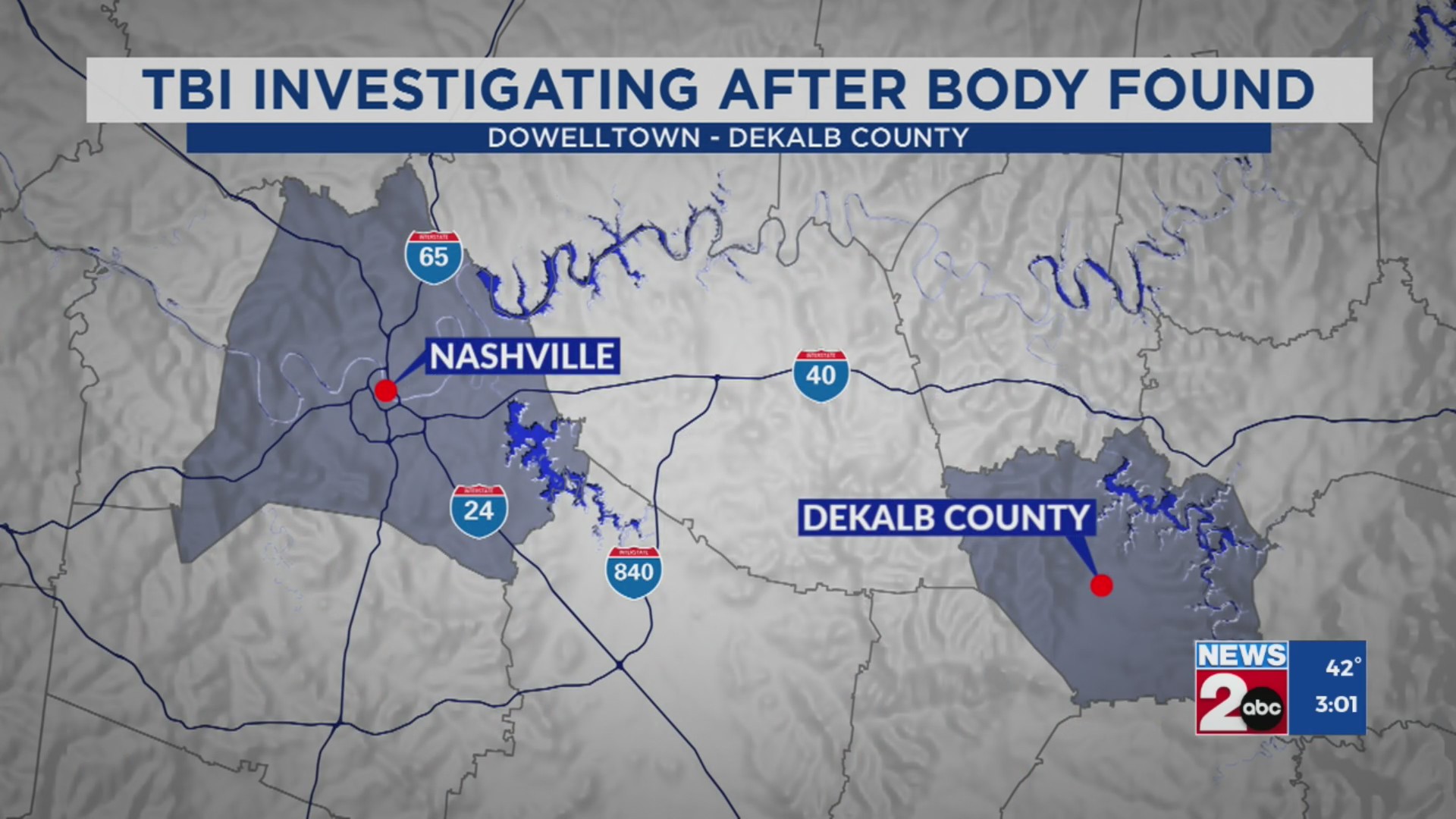 Body found along DeKalb County road – WKRN News 2