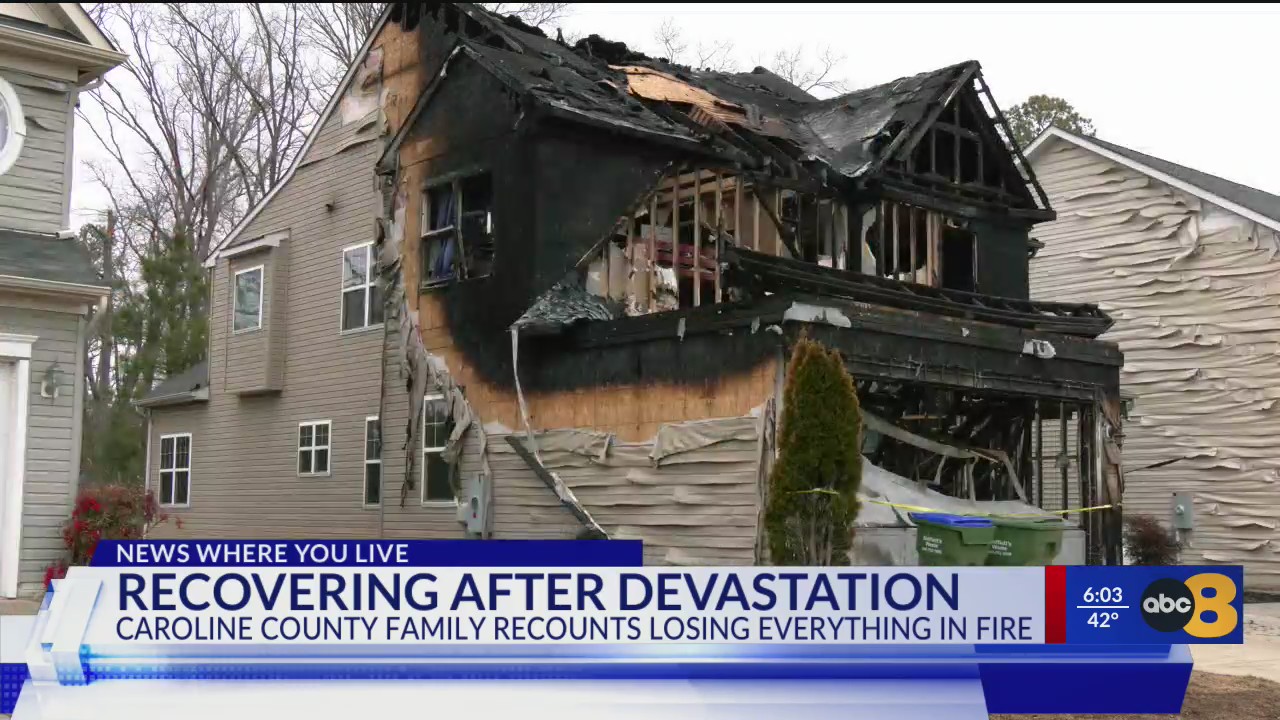 Caroline County family left homeless after devastating house fire ...