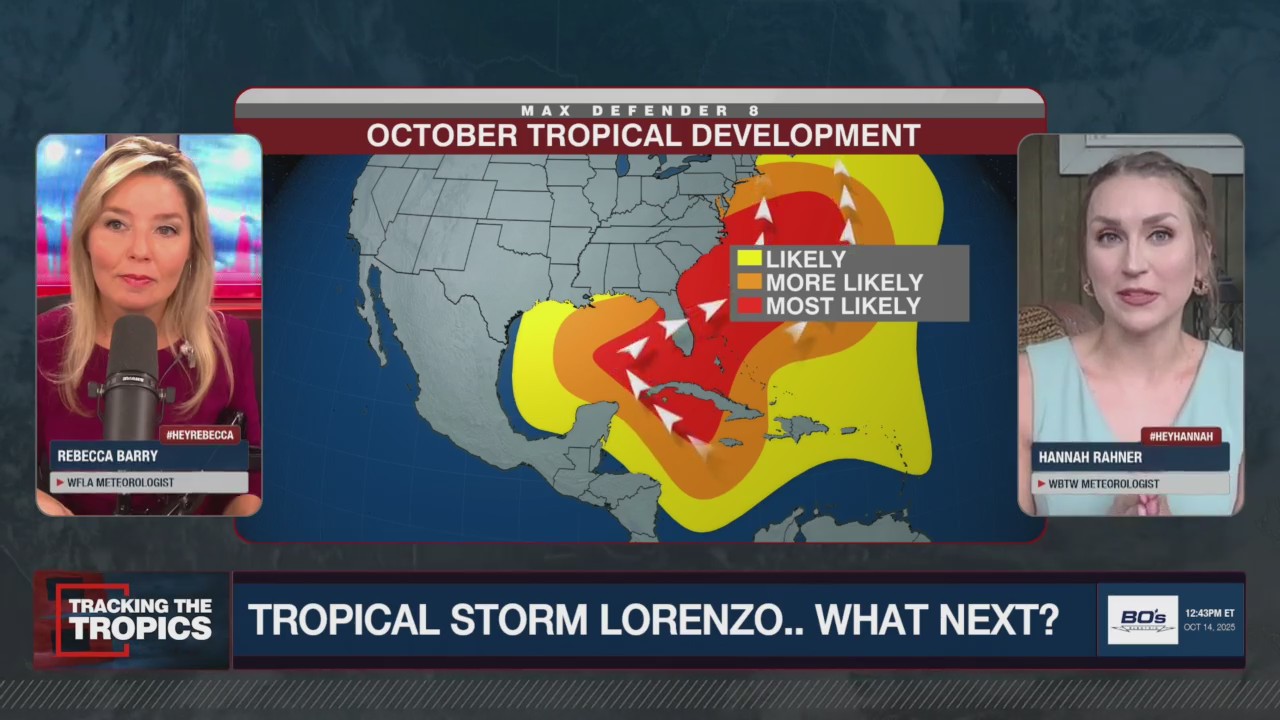 NHC continues to monitor Tropical Storm Lorenzo... What's next? | Tracking the Tropics