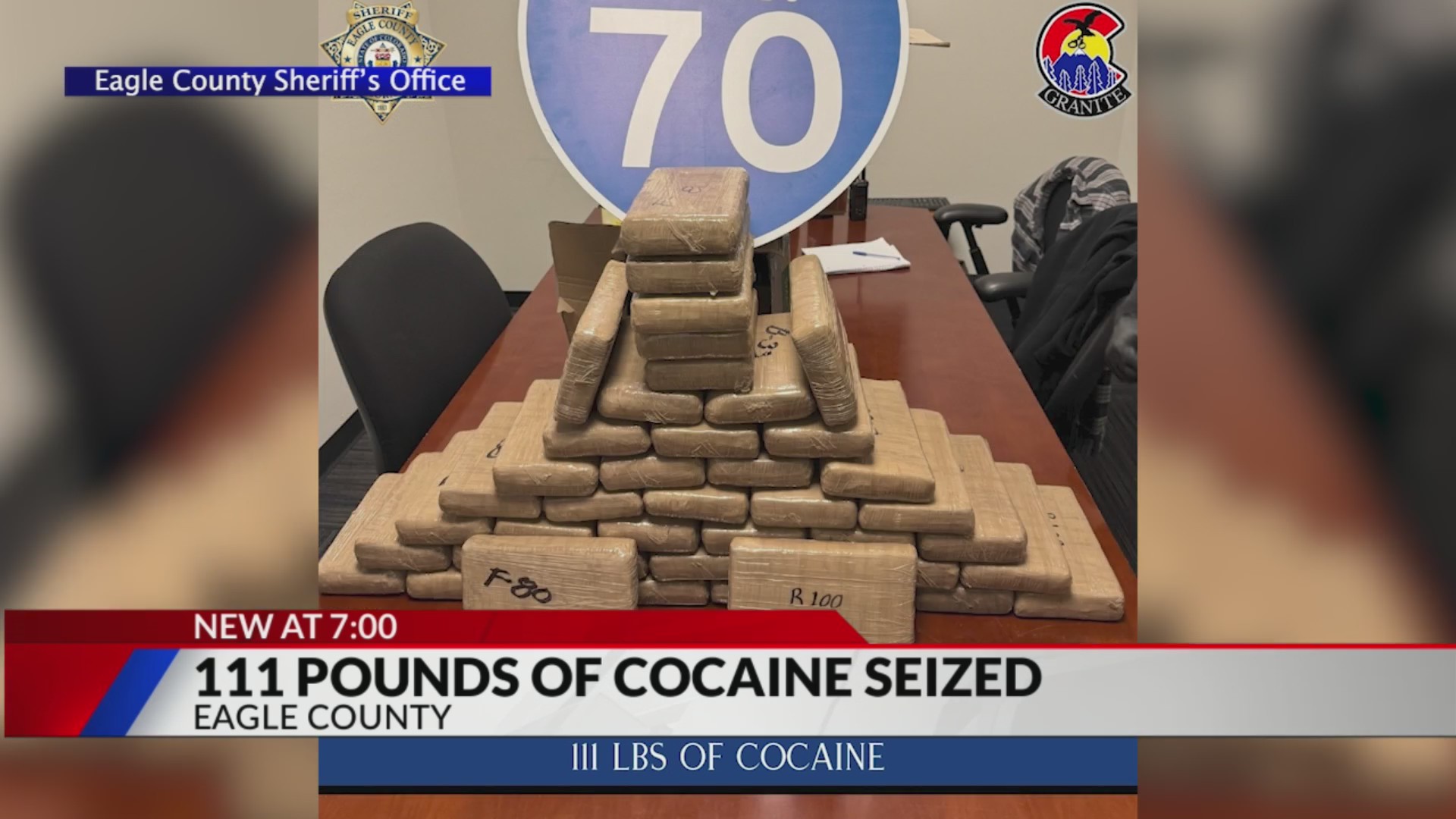 111 lbs. of cocaine seized during traffic stop on I-70 – FOX31 Denver