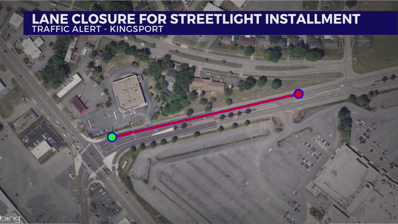 Traffic alert issued for Kingsport ahead of streetlight installation ...