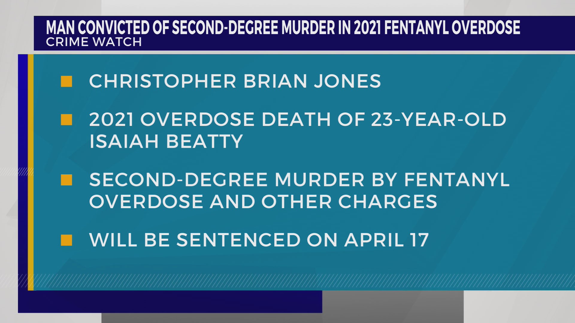 Jury convicts man of second-degree murder in JC fentanyl overdose ...