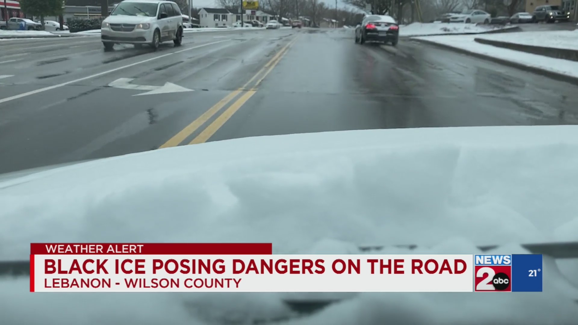 Black ice poses dangers on Middle TN roads – WKRN News 2