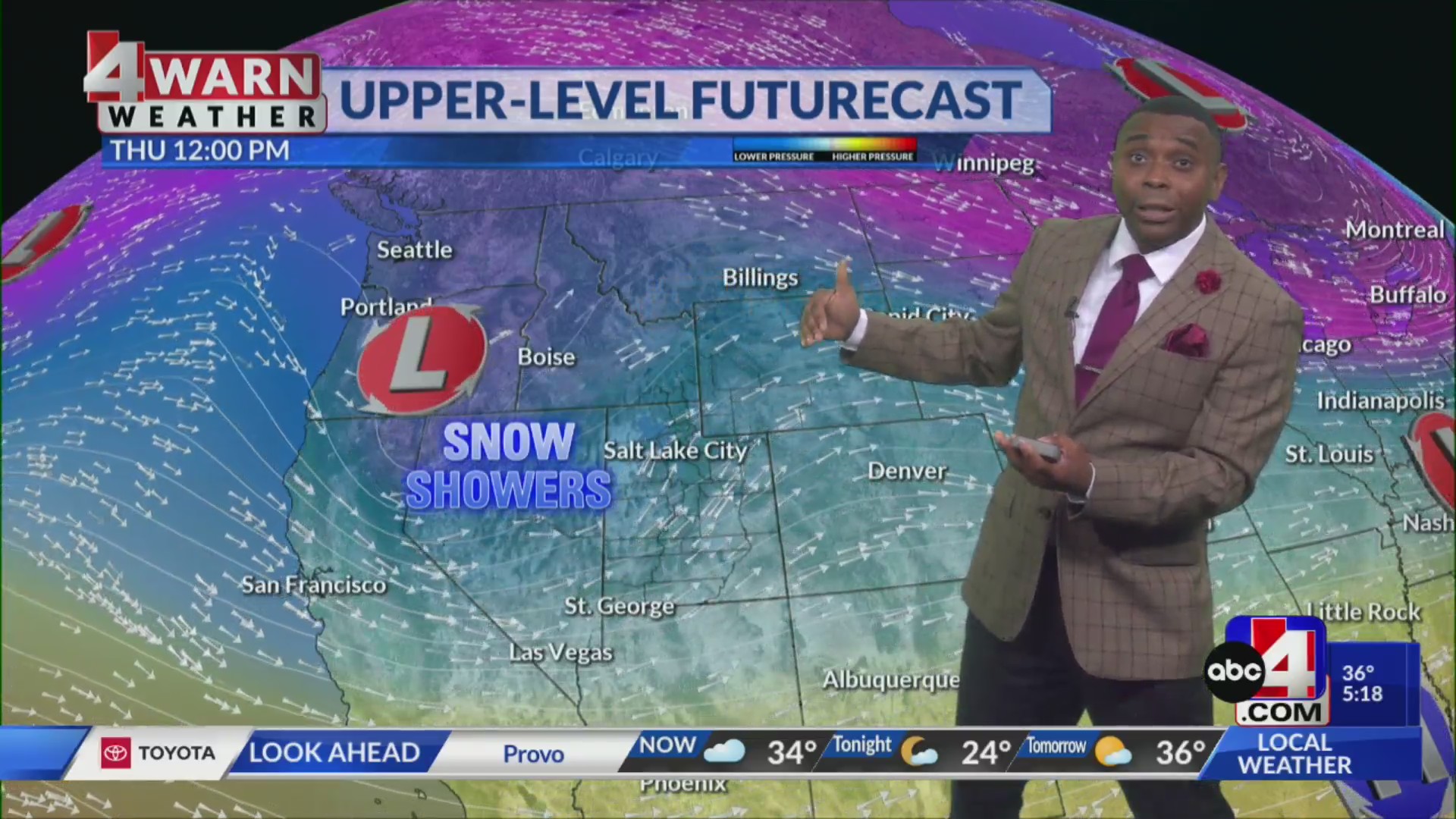 Storm brings cleaner air, cooler temperatures, and light mountain snow ...