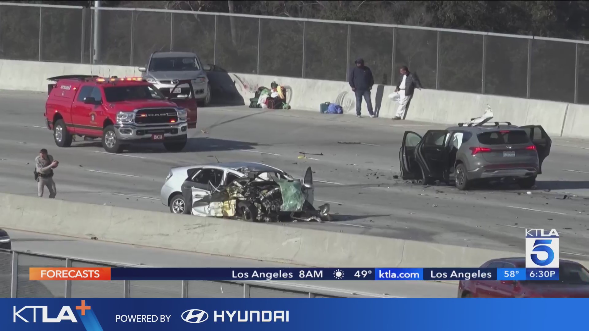 2 dead after wrong-way crash on 134 Freeway in Pasadena – KTLA