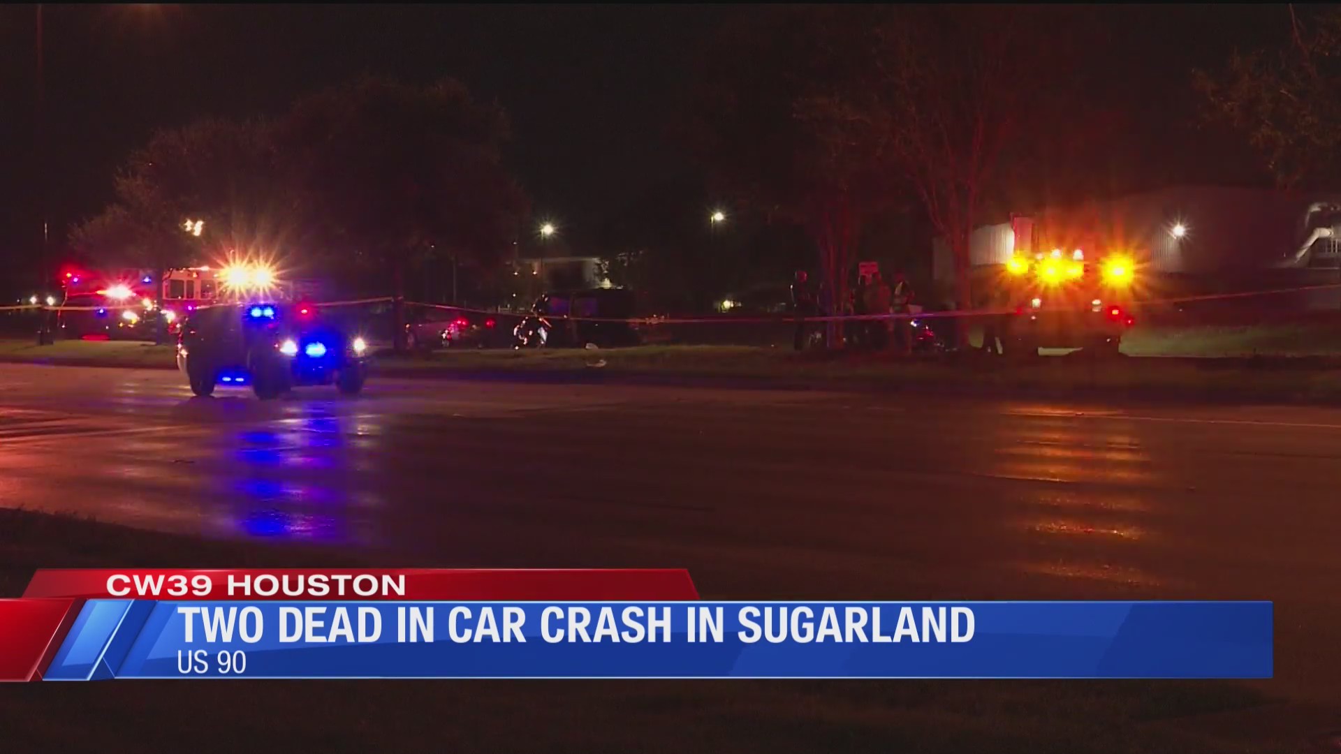 Fatal crash in Sugarland takes two lives | CW39 Houston – CW39 Houston