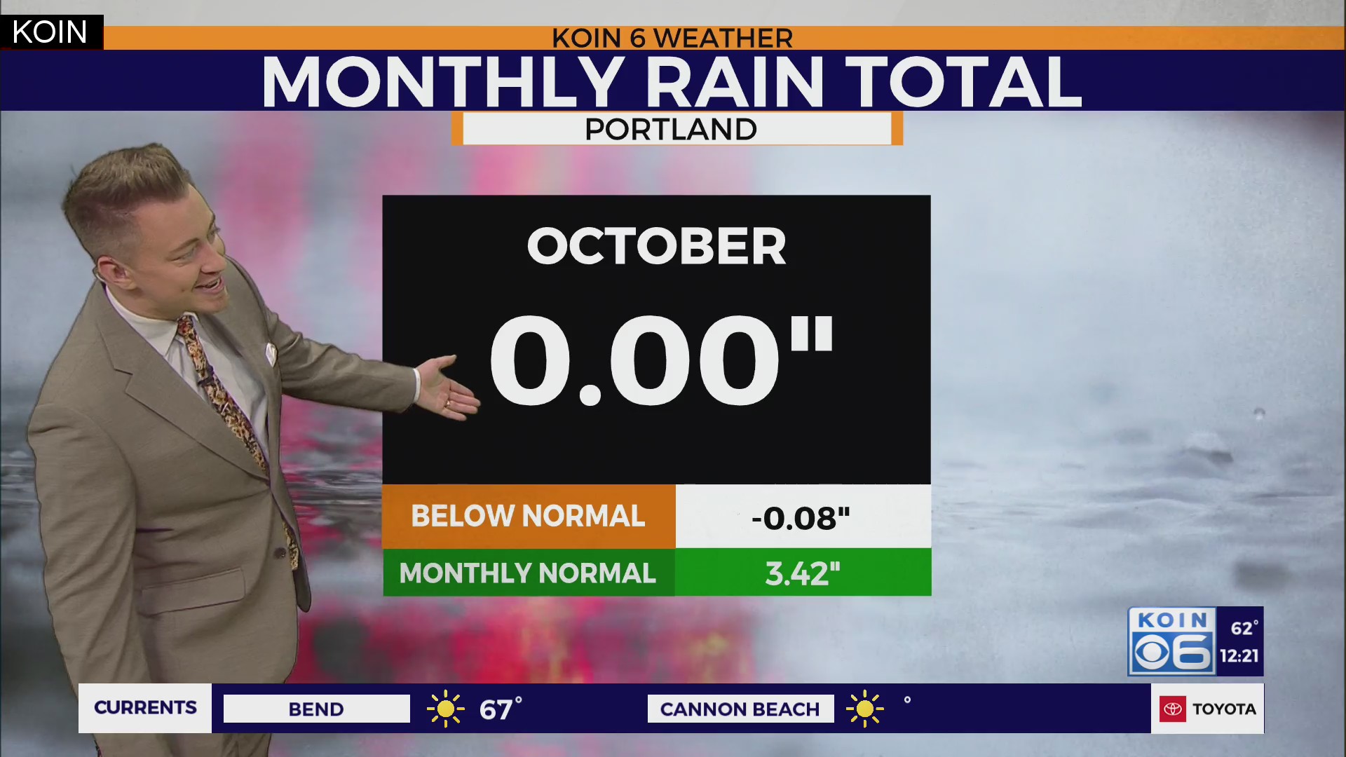 Wet weather expected around Portland – KOIN.com
