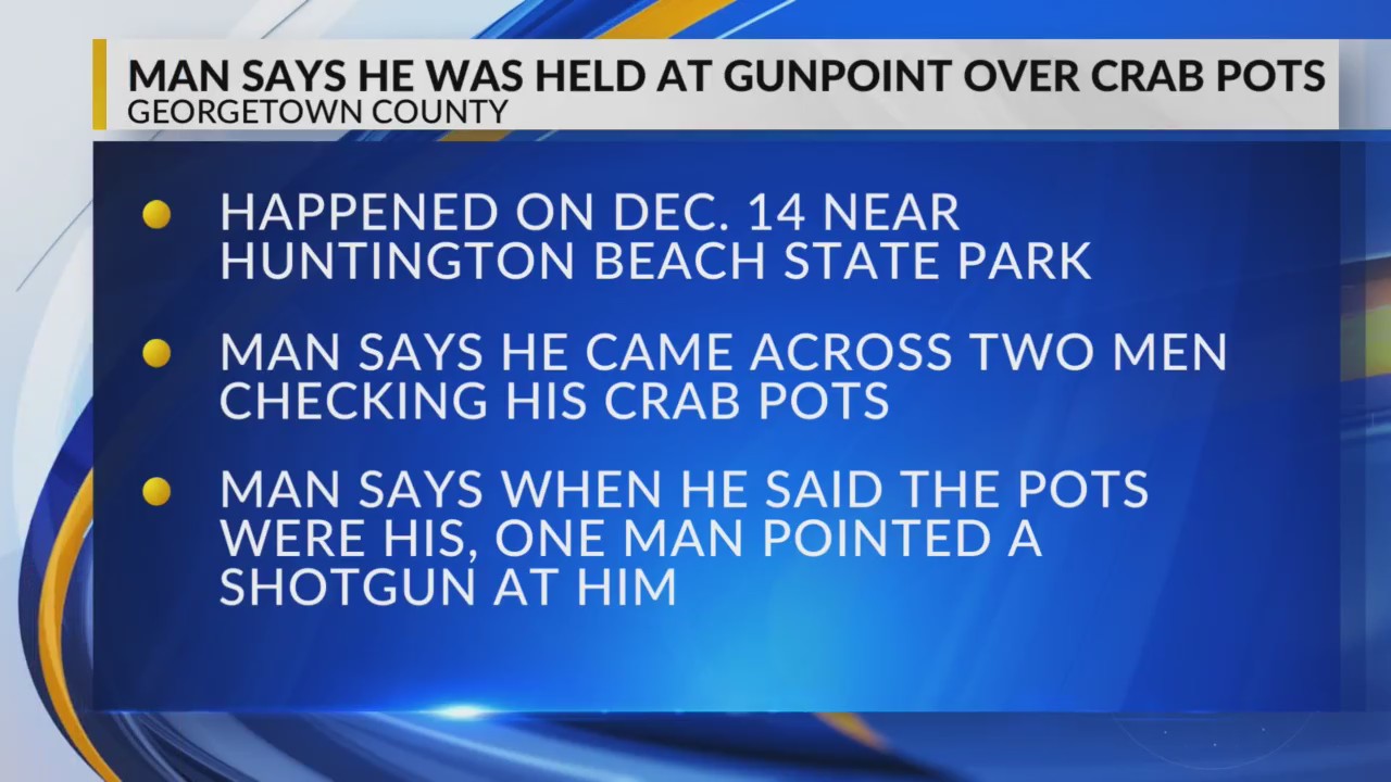 Myrtle Beach man held at gunpoint while checking crab pots in Murrells ...