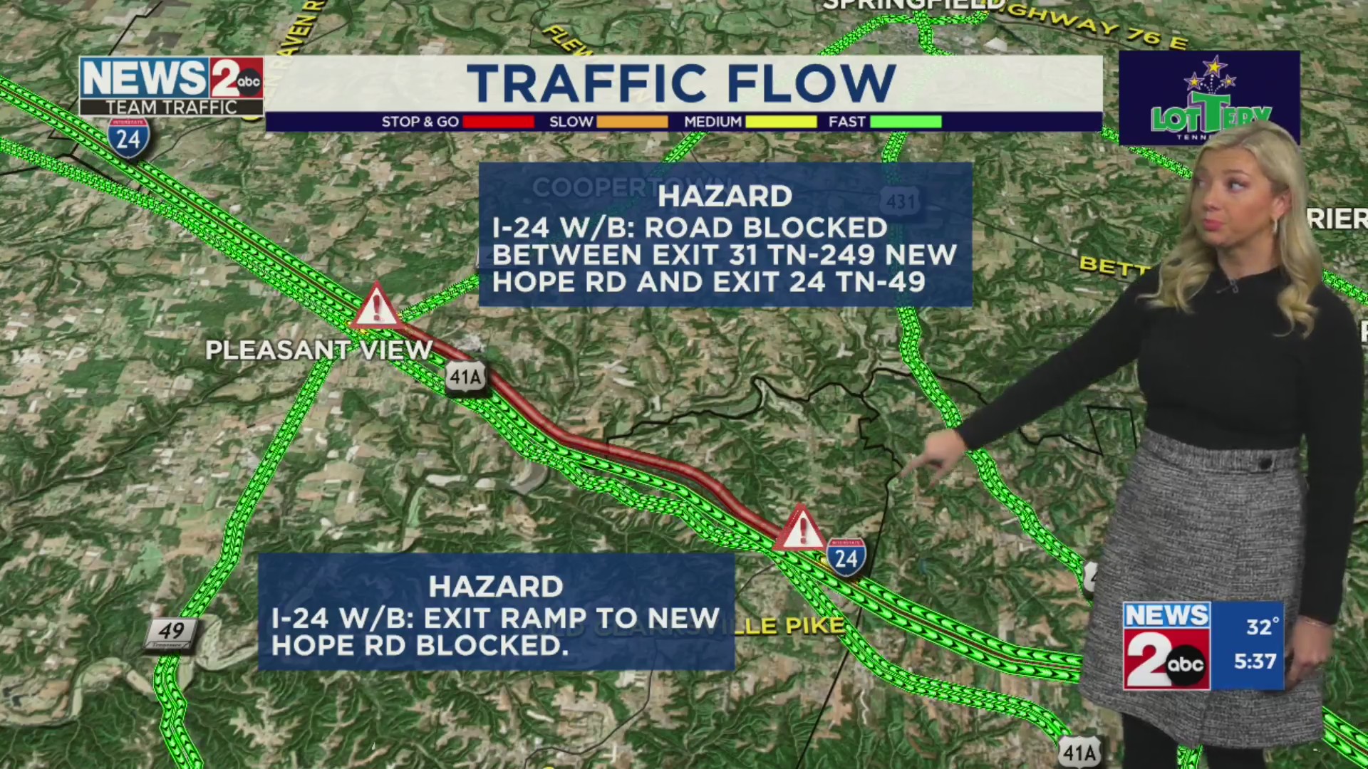 Deadly crash closes I-24 in Cheatham County – WKRN News 2