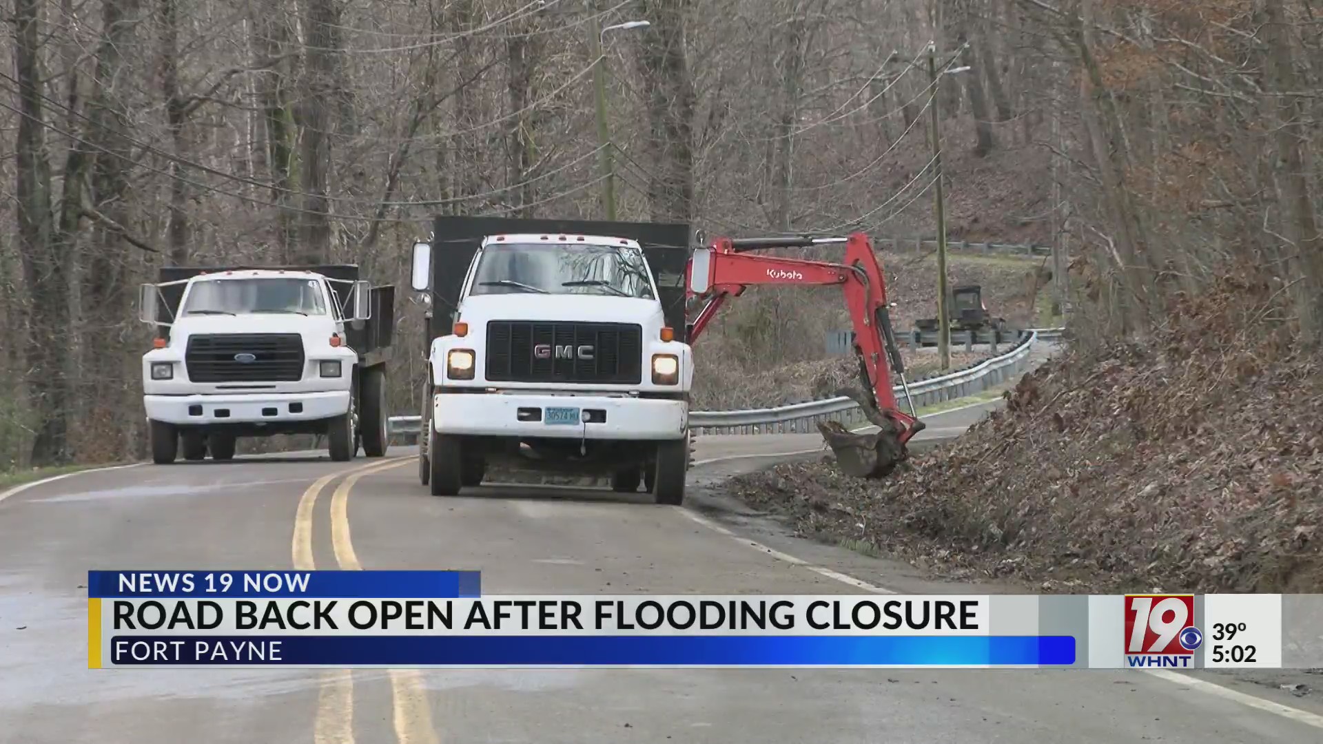 Road Back Open After Flooding Closure | Feb. 13, 2025 | News 19 at 5 p ...