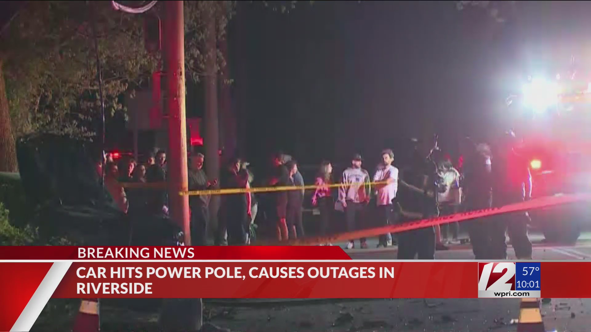 East Providence crash knocks out power to thousands; 4 injured – WPRI.com