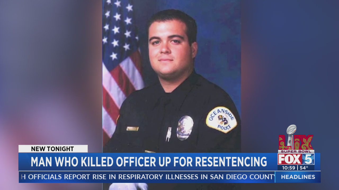 Man who killed Oceanside police officer up for resentencing – FOX 5 San ...
