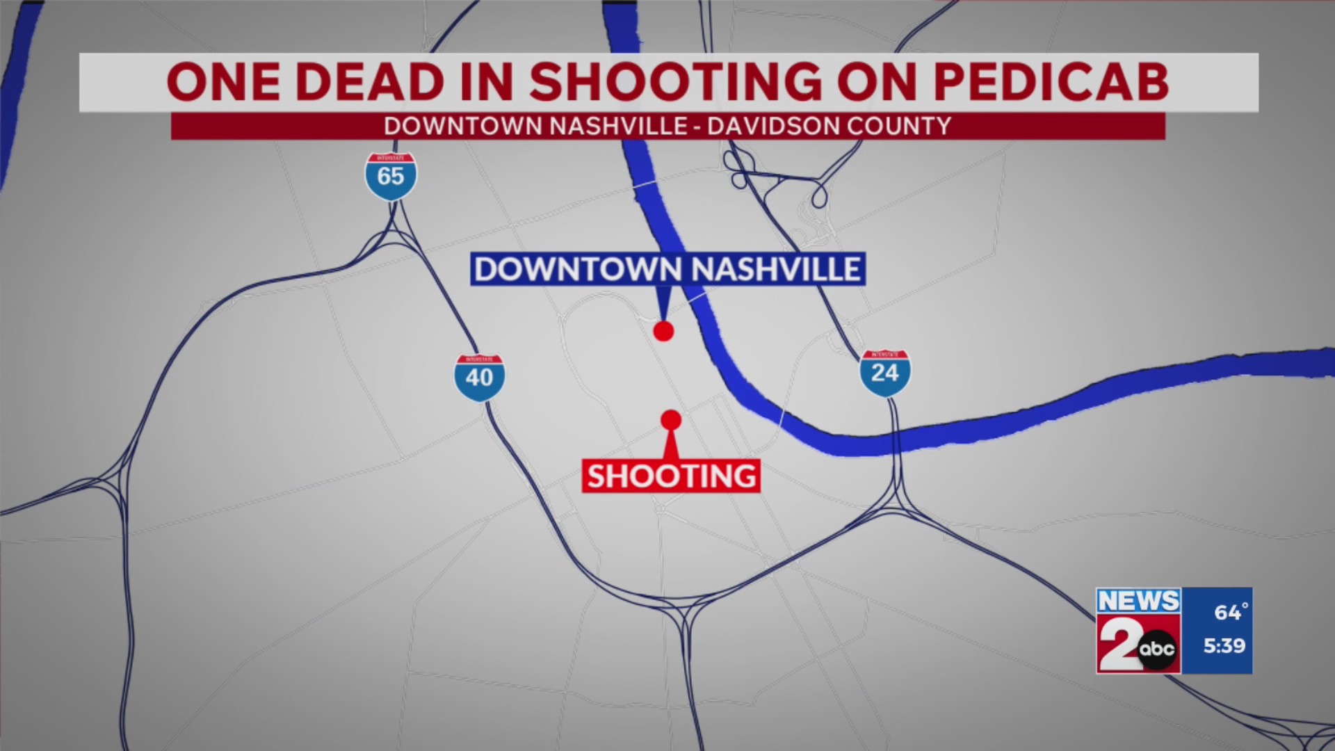 1 dead after argument leads to shooting in downtown Nashville – WKRN News 2