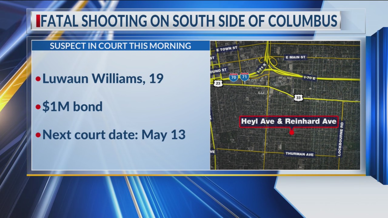 Suspect in fatal south Columbus shooting given $1M bond – NBC4 WCMH-TV